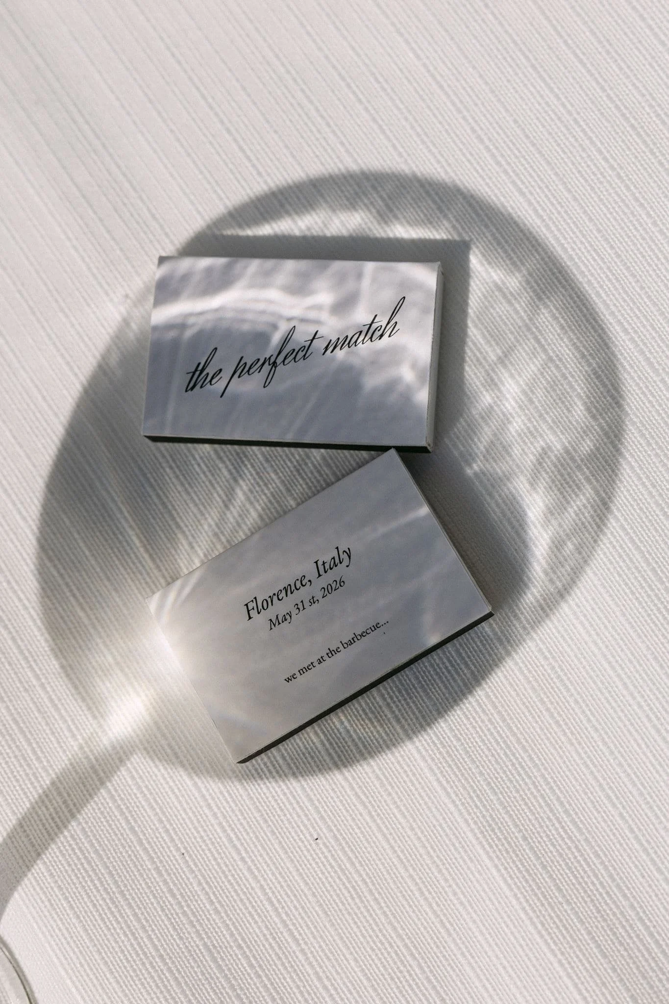 Wedding personalized matches 
