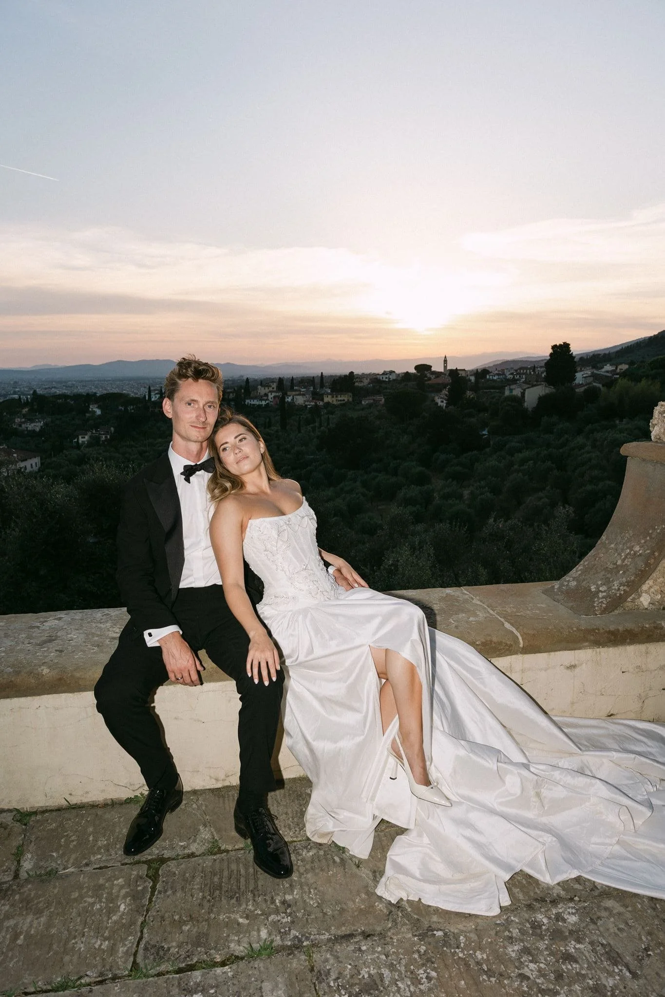 Luxury destination wedding at Villa Gamberaia