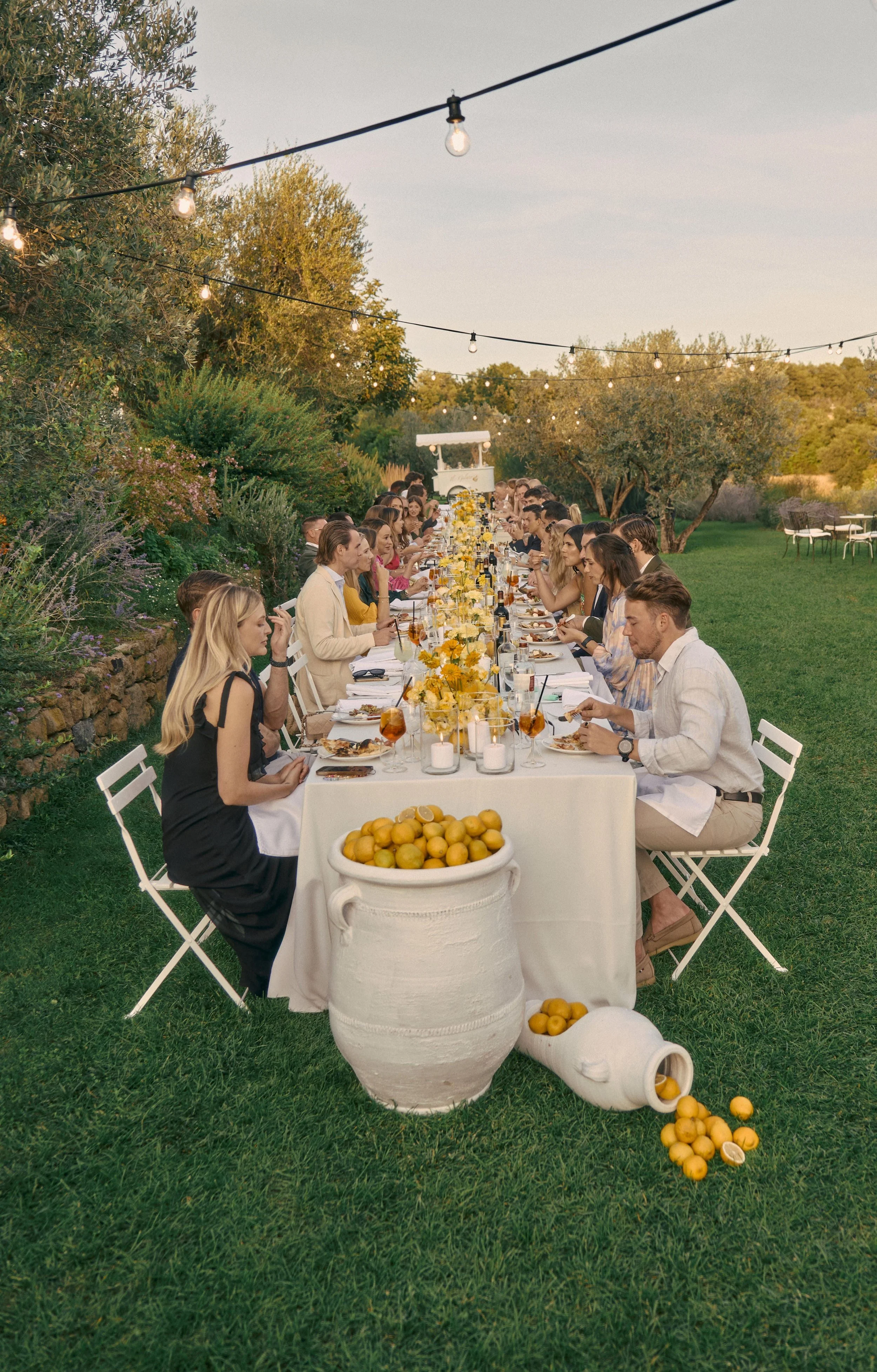 Rehearsal dinner in Tuscany vibes