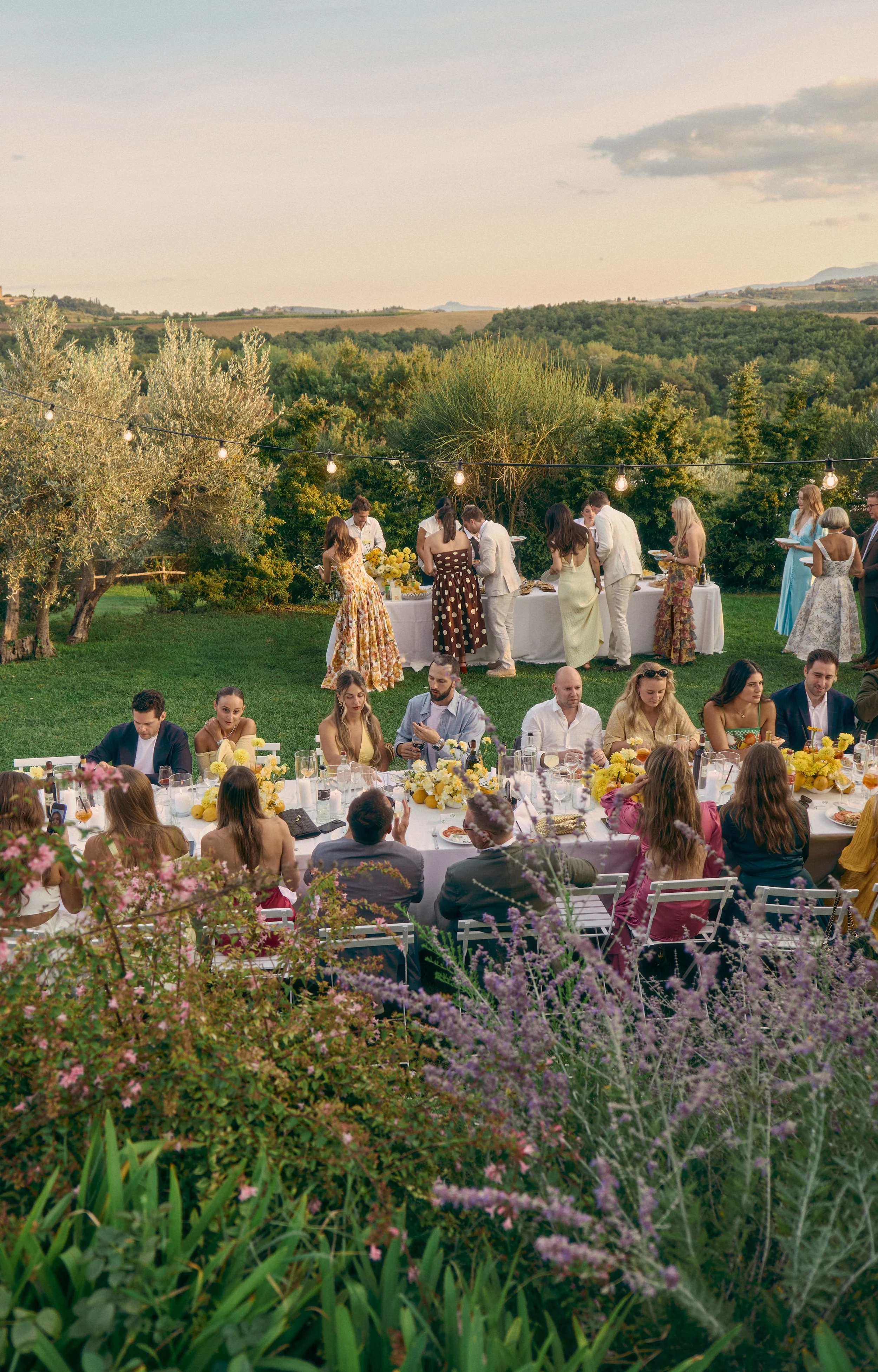 two-day wedding celebration in Tuscany