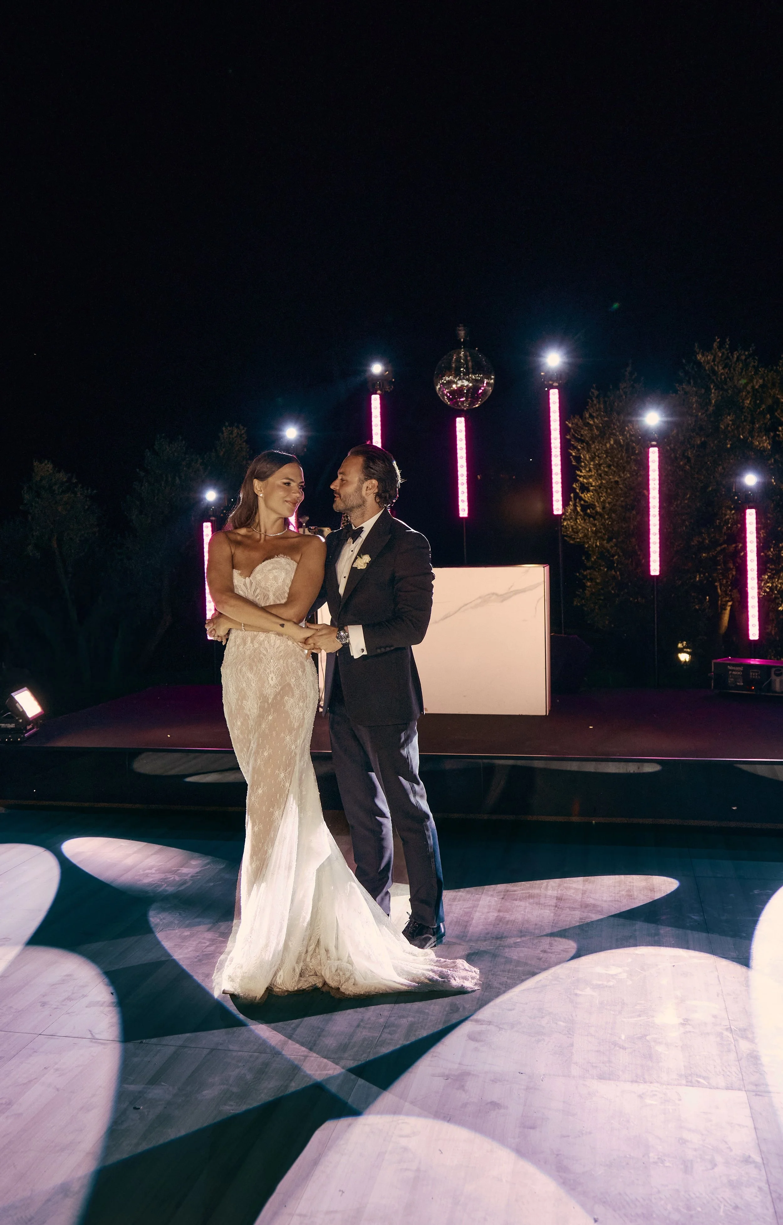 Wedding First Dance Under the Tuscan Sky