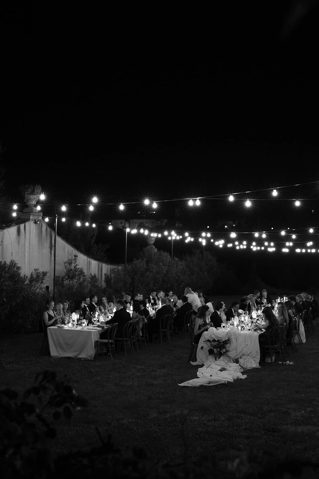 Wedding dinner in Tuscany 