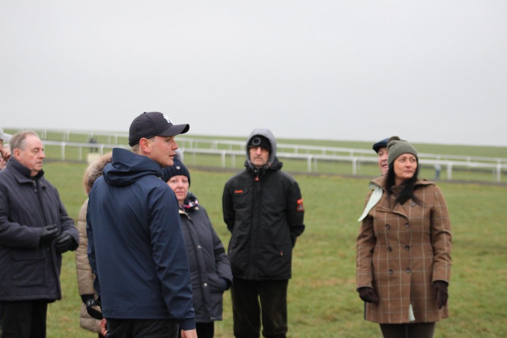 George Boughey with owners