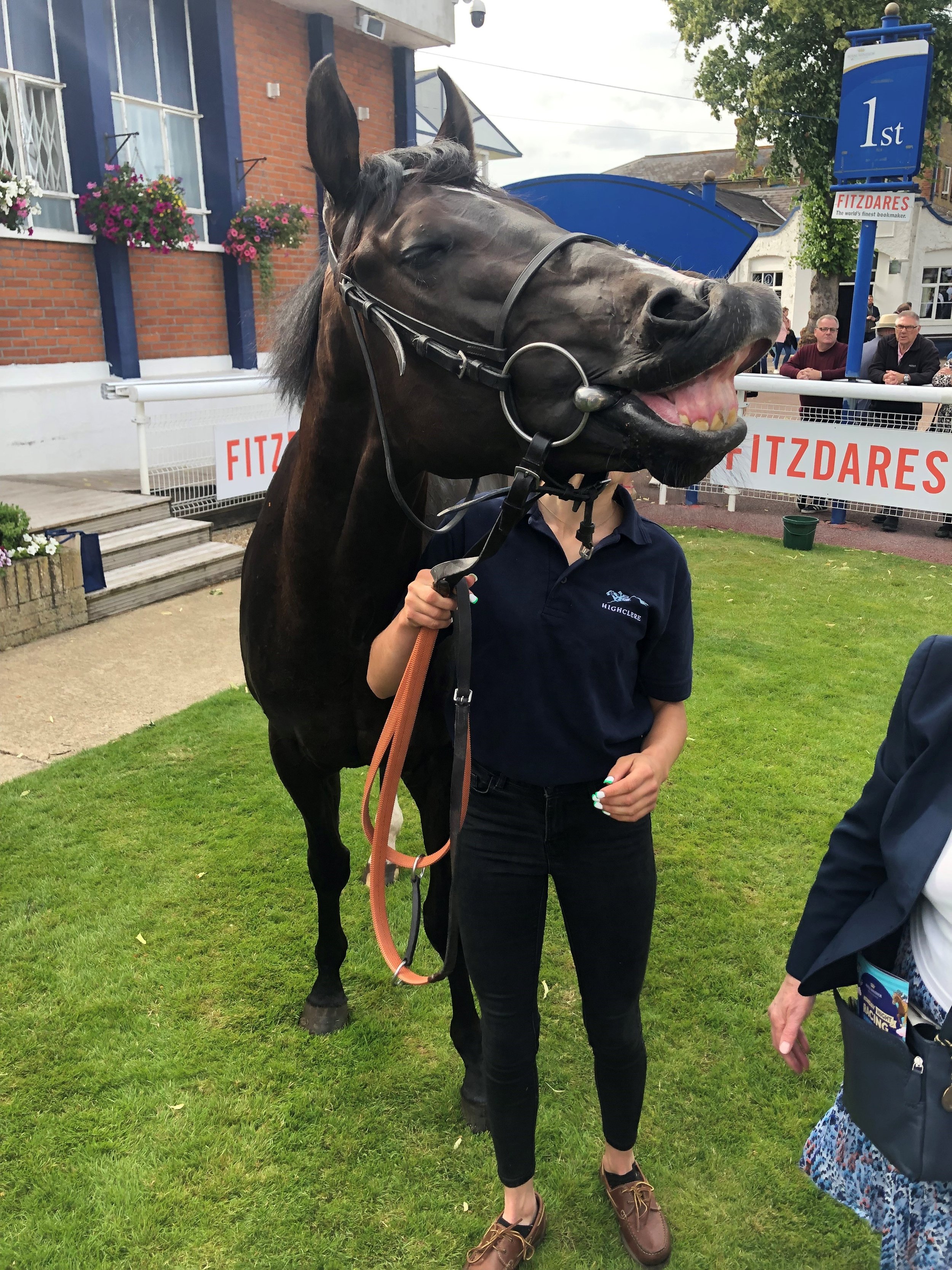 Estate grinning at Windsor!