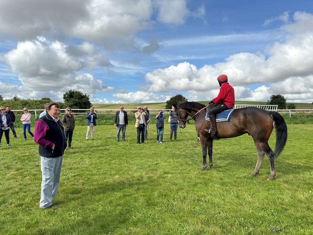 Nicky Henderson with Blairgowrie