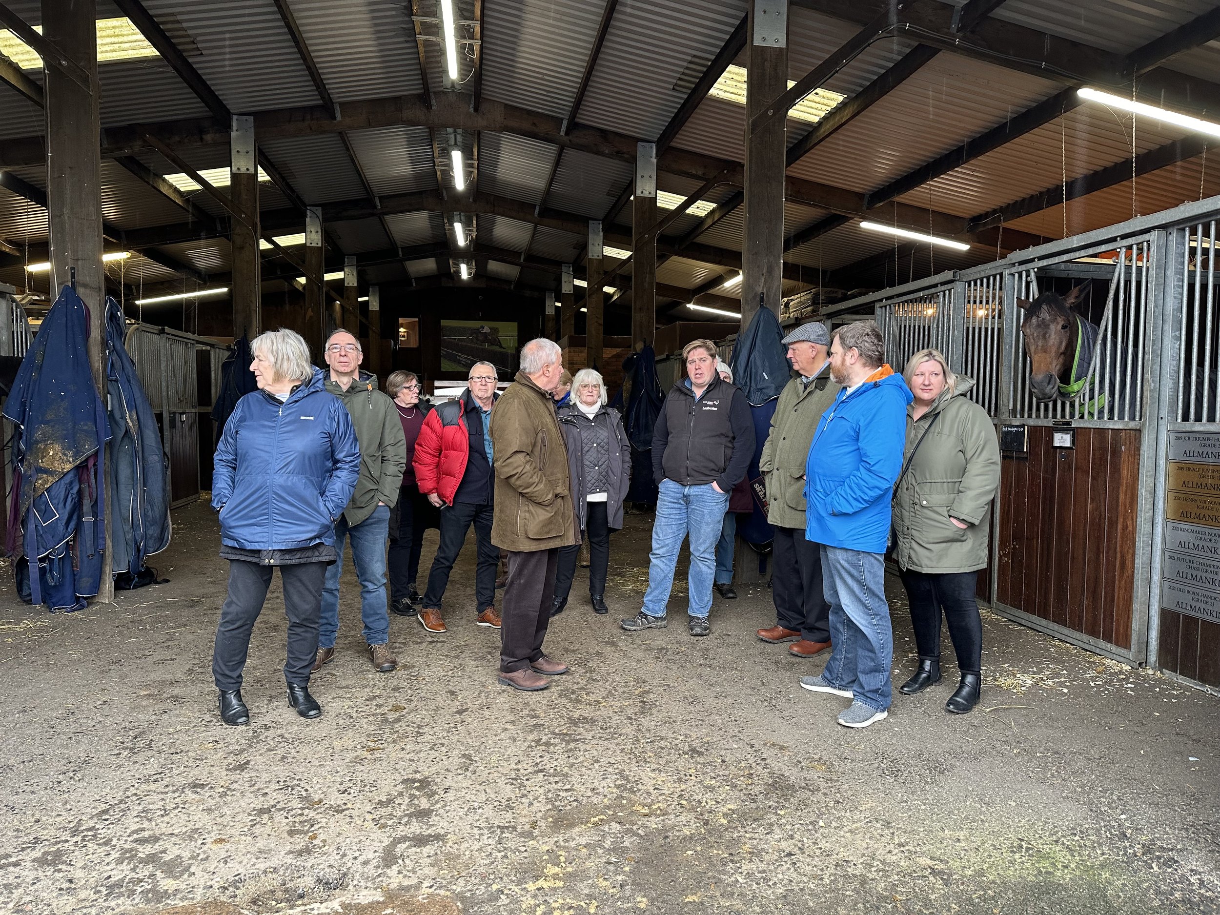 Owners at Dan Skelton's