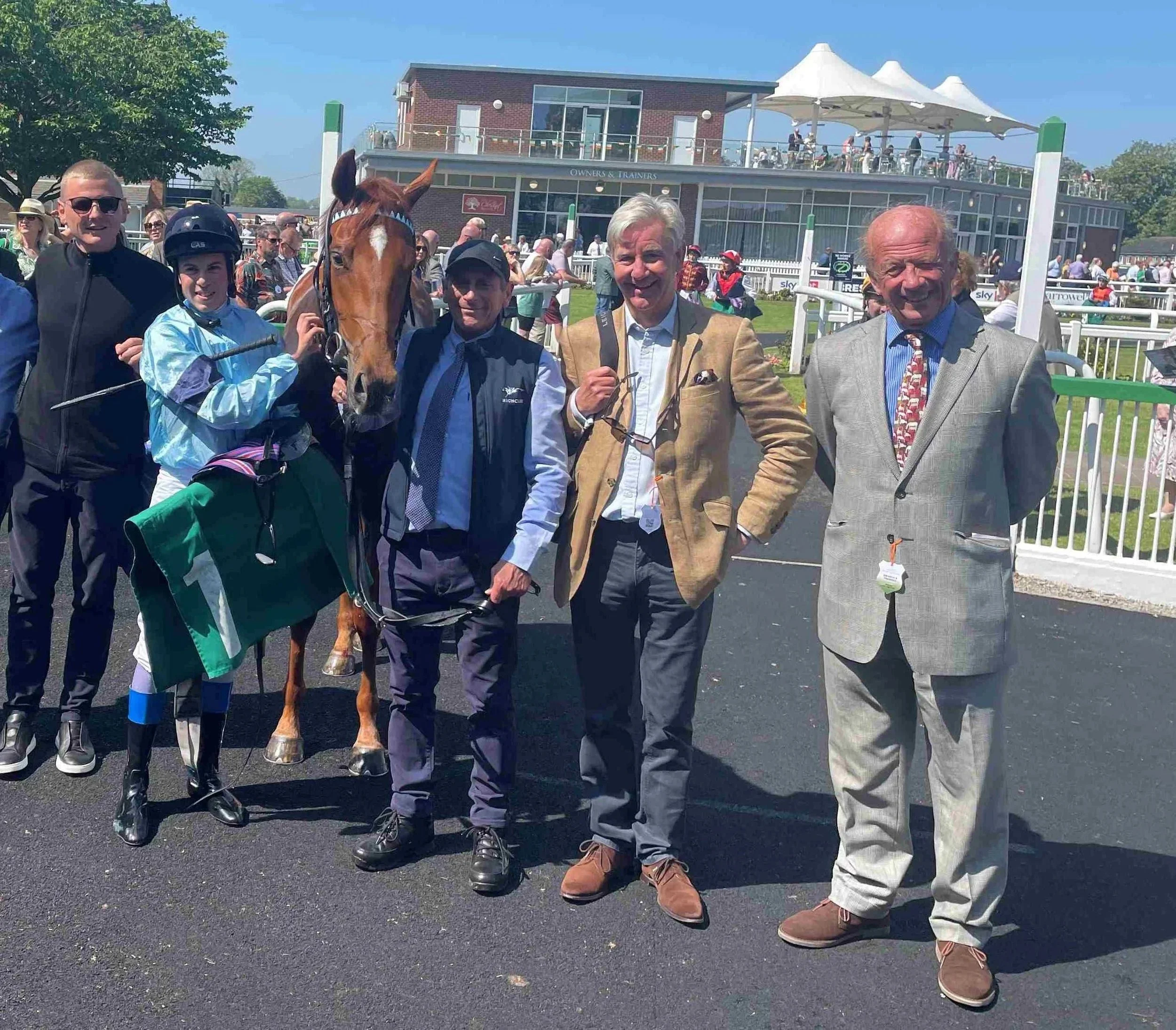 Peter Stephens pictured far right with Bountiful
