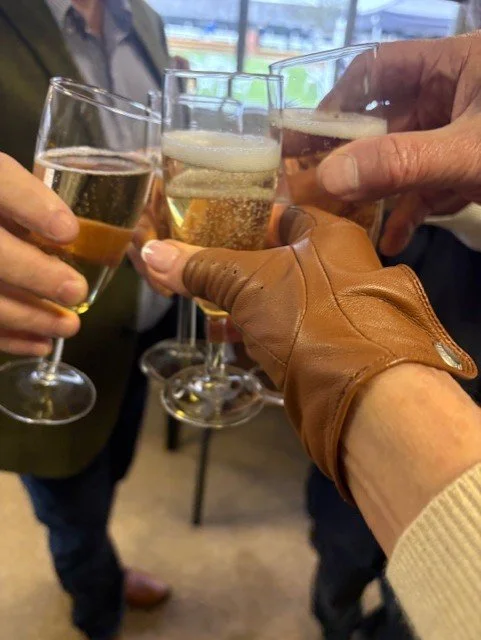 four lots of celebratory champagne for four wins!