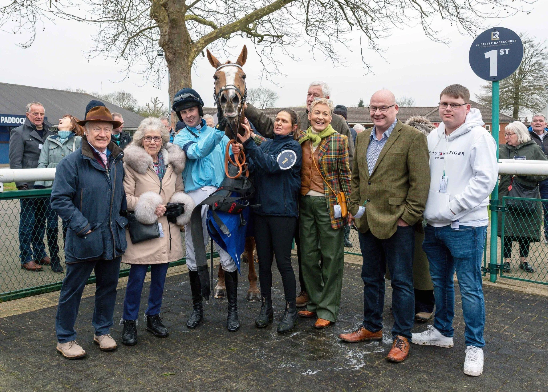 owners over the moon in the winners enclosure