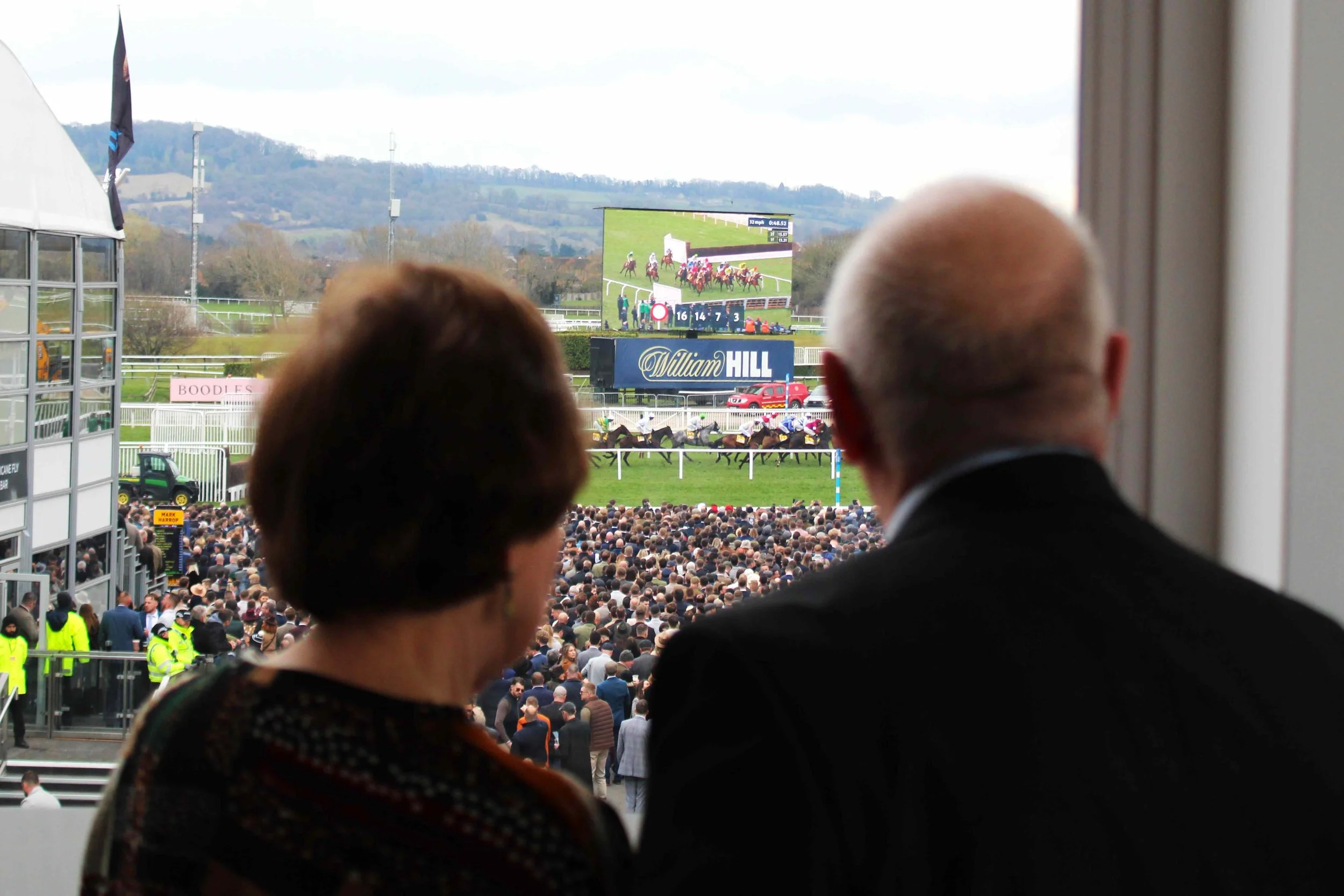 Mary and Geoff at Cheltenham