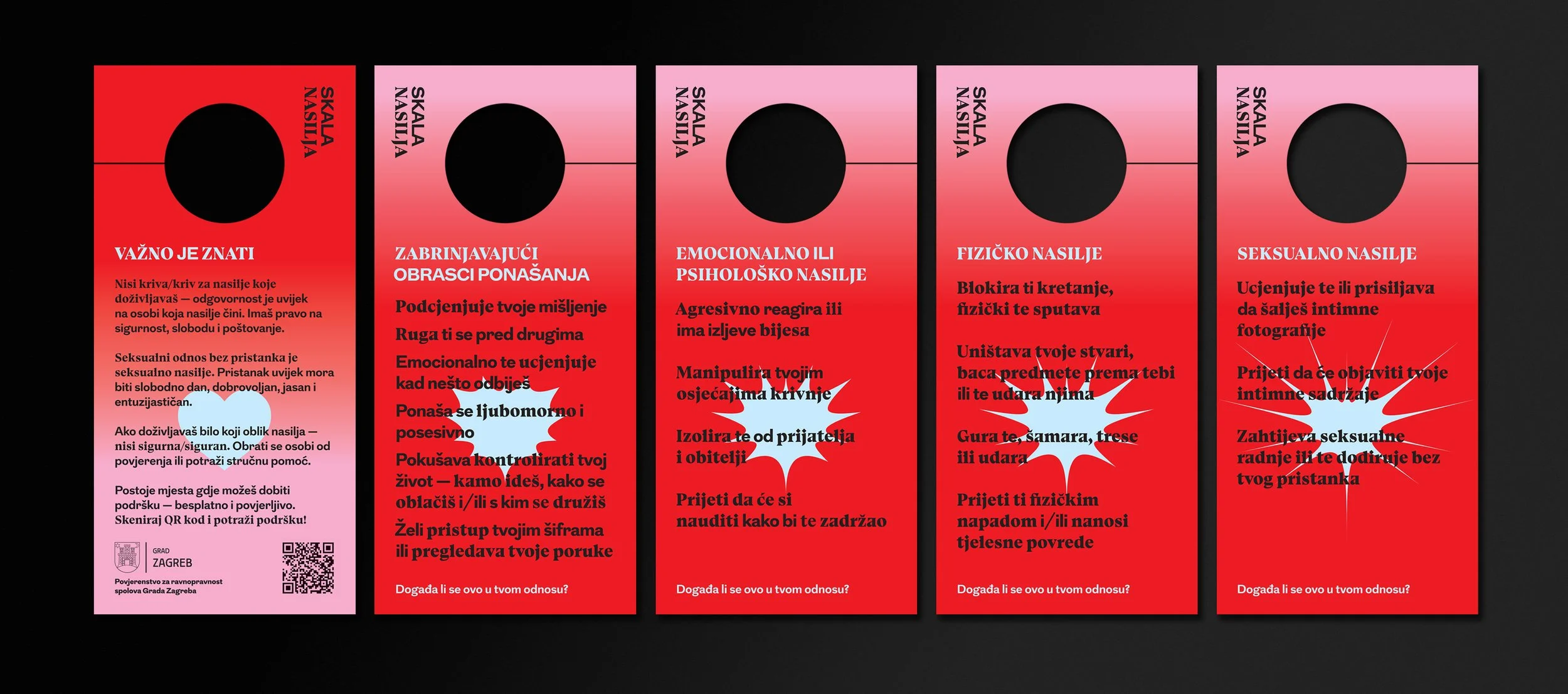 Skala nasilja privjesnice