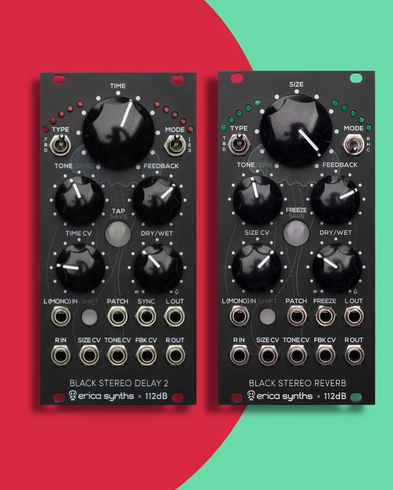 ⚫️🔴🟢 @ericasynths BLACK STEREO REVERB &amp; DELAY 2 Review is out now on sinesquares.net - LINK IN BIO 🔗
📝 Erica synths totally nailed it with those two! Amazing build quality, great layout, and, most importantly, beautiful-sounding stereo effect