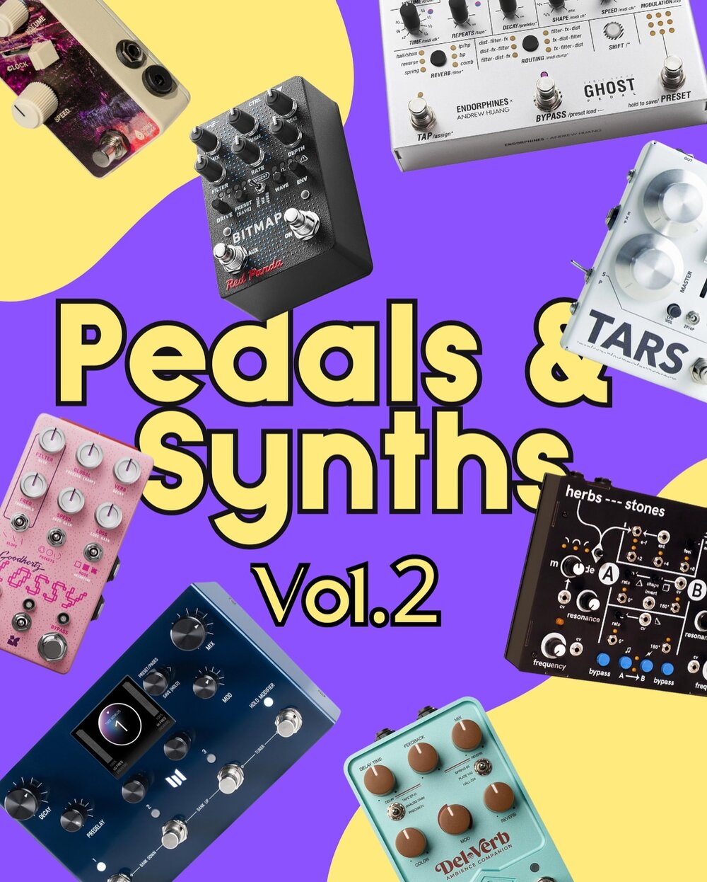 🎛️ Our Pedals for Synths Vol.2 is out now! - LINK IN BIO 🔗
Again, we gathered our favorite pedals that pair perfectly with your synthesizers! Reverbs, Delays, Filters, and more to check out 🤍⚡️🤘
&bull;
&bull;
&bull;
#pedals #pedal #effects #effec
