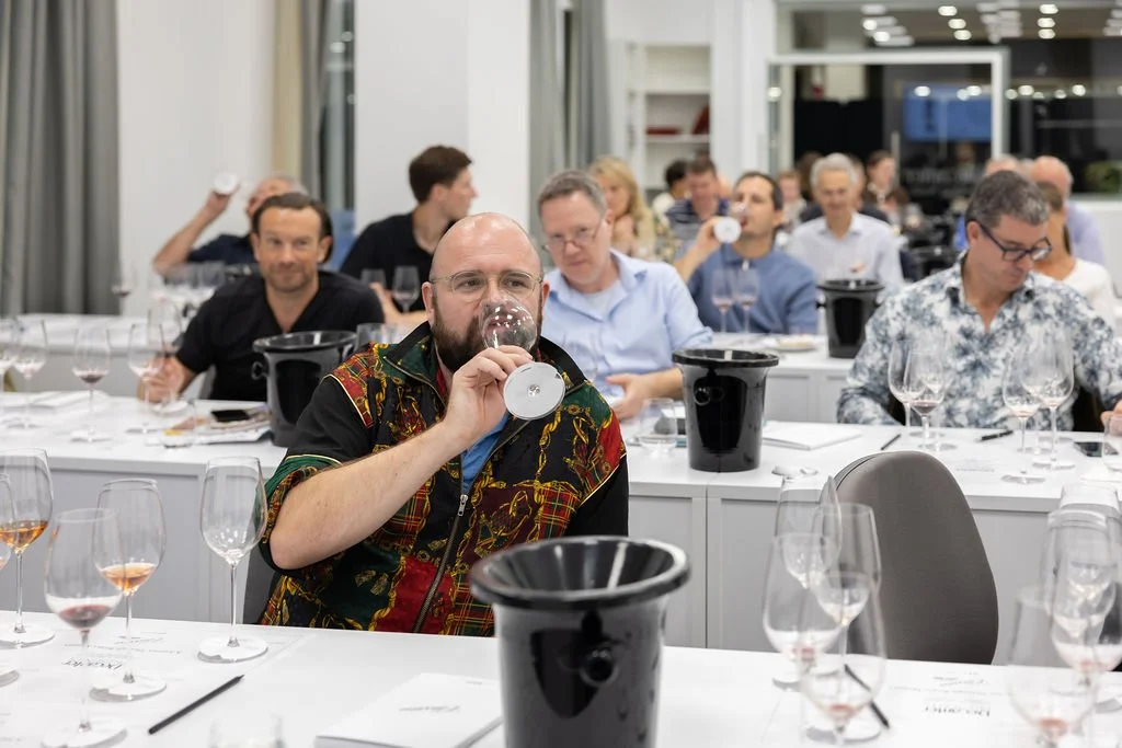 A full room at the Decanter Tasting Suite