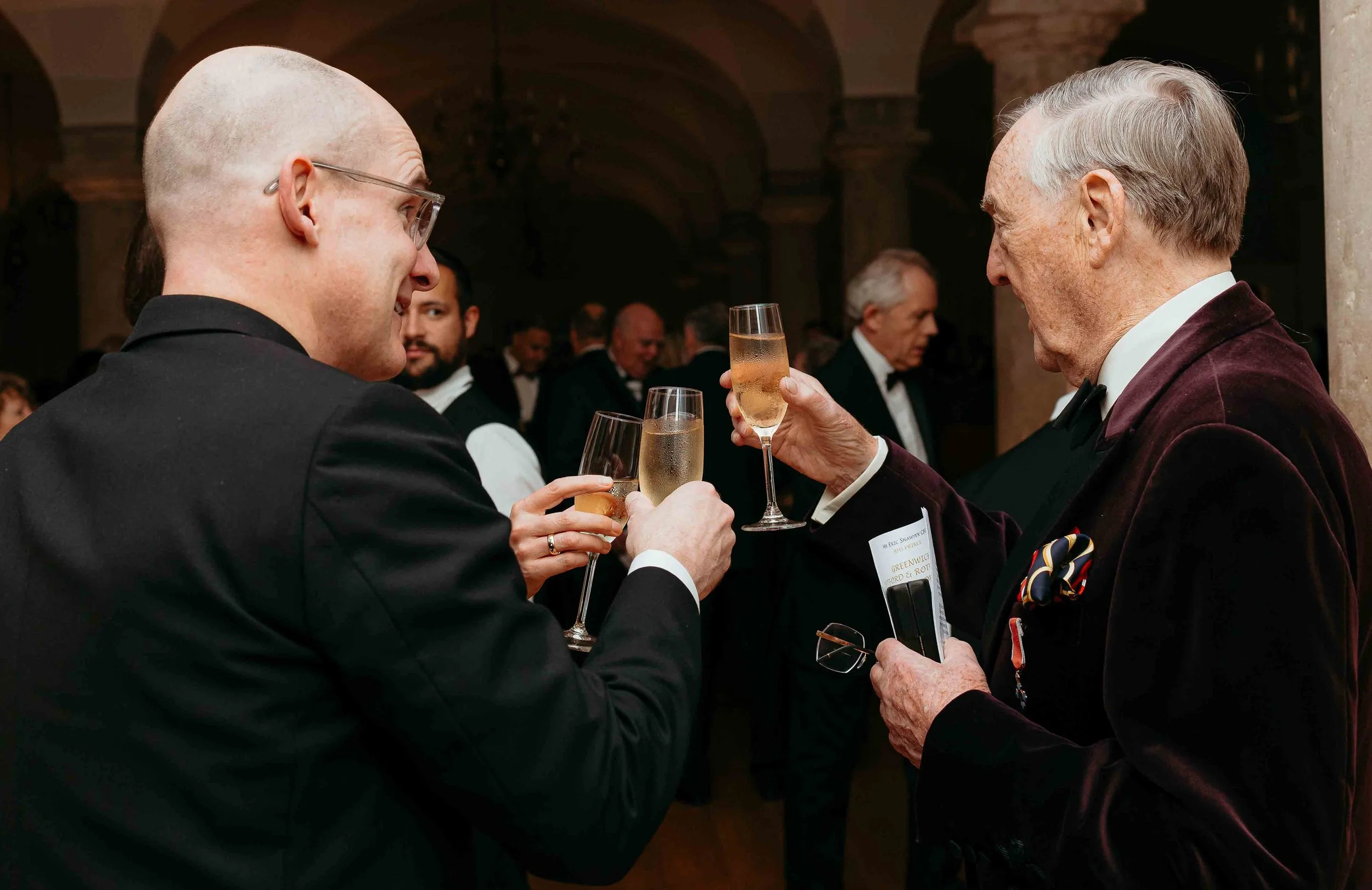 Wedding guess at the Painted Hall Greenwich