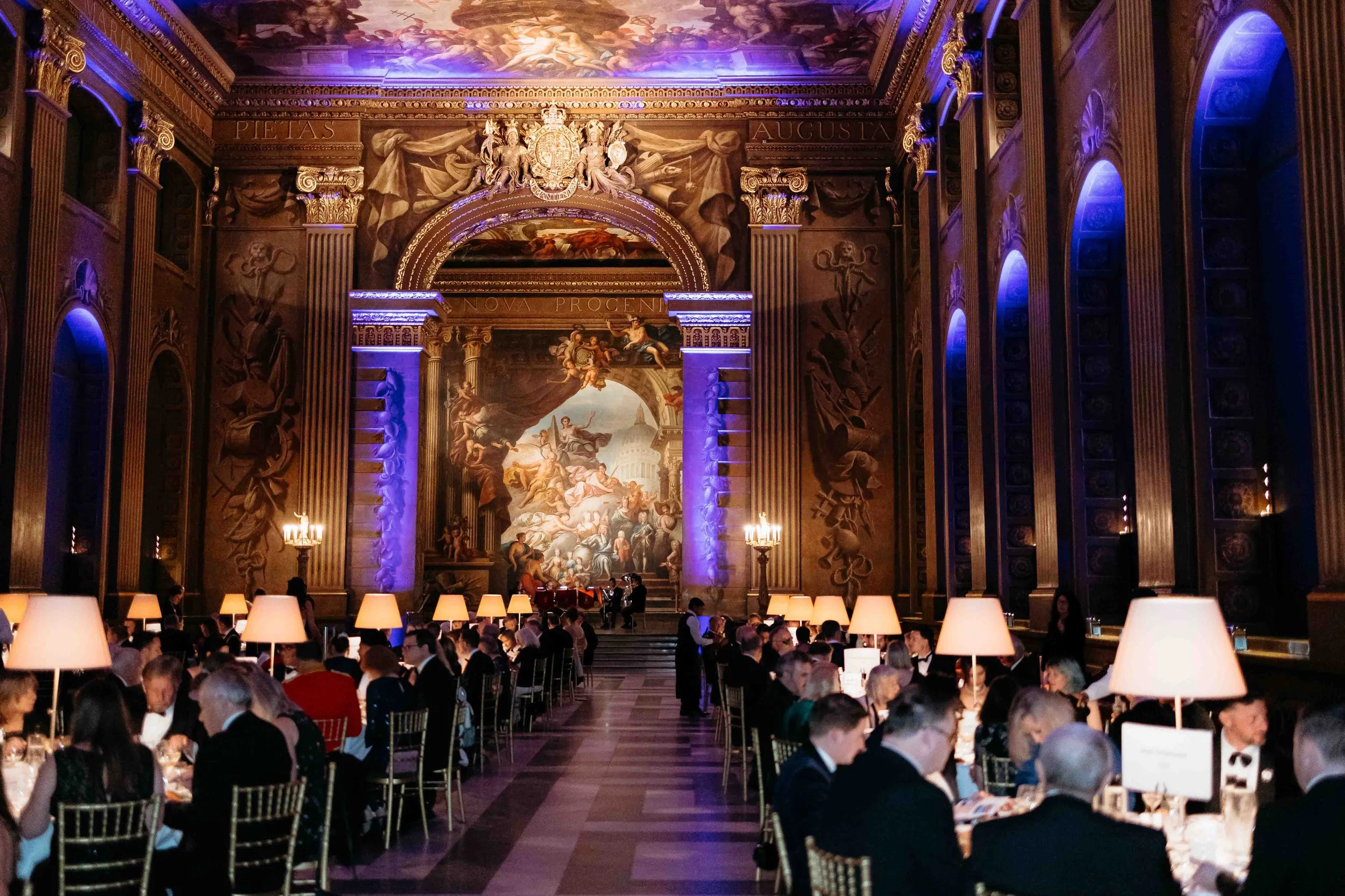 Black tie event at the Painted Hall Greenwich