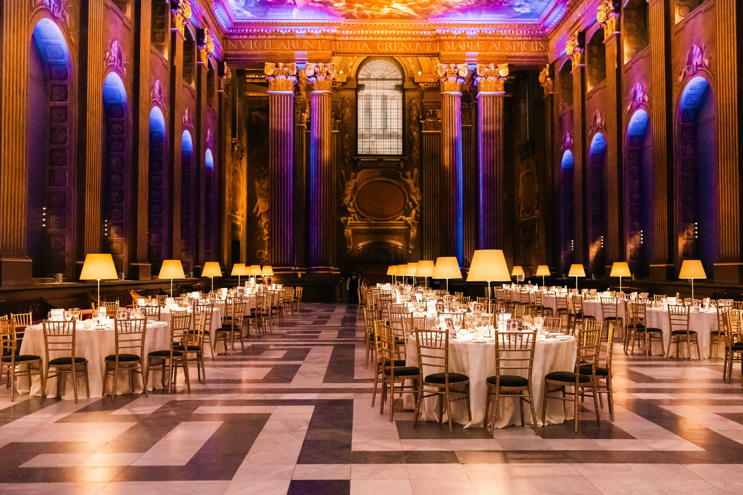 Painted hall event photography