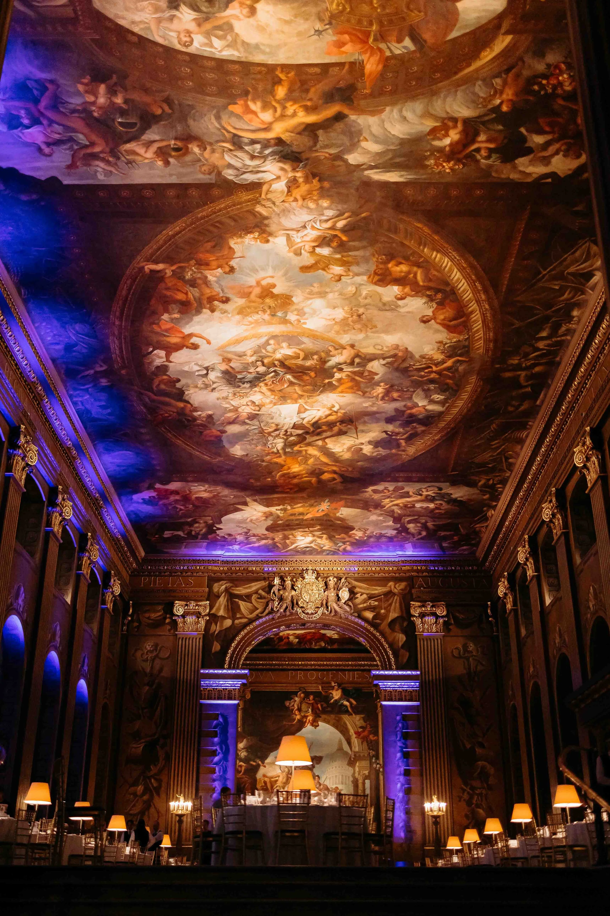 Gala dinner at the Painted Hall London