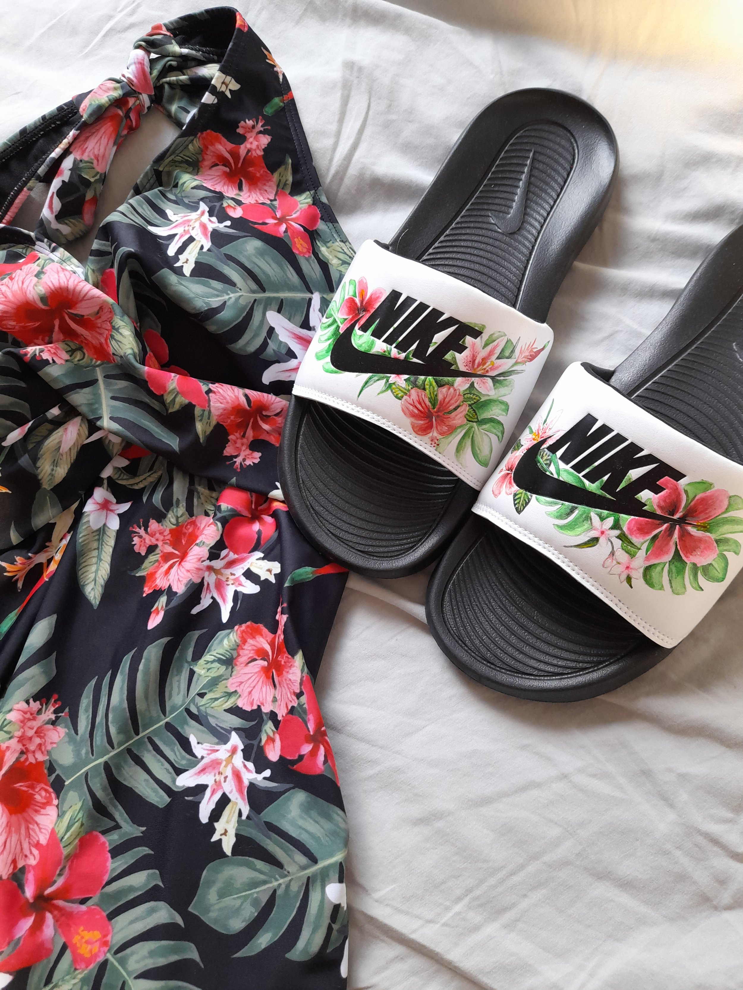 Floral Slides Nike Floral Slippers Best Nike Flower Sliders Deals