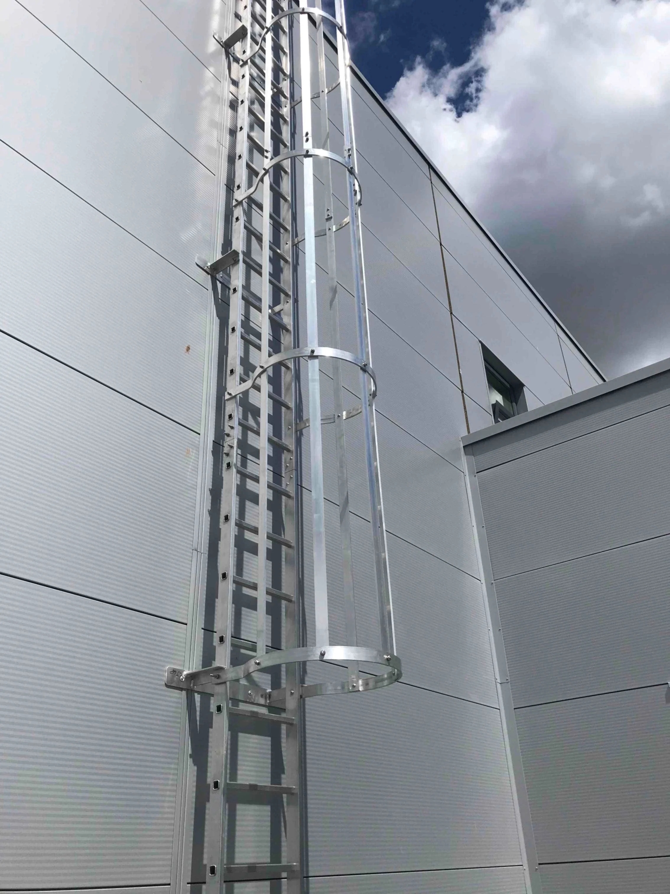 Caged Ladders | Fixed Ladders with Safety Cages — ALTUS