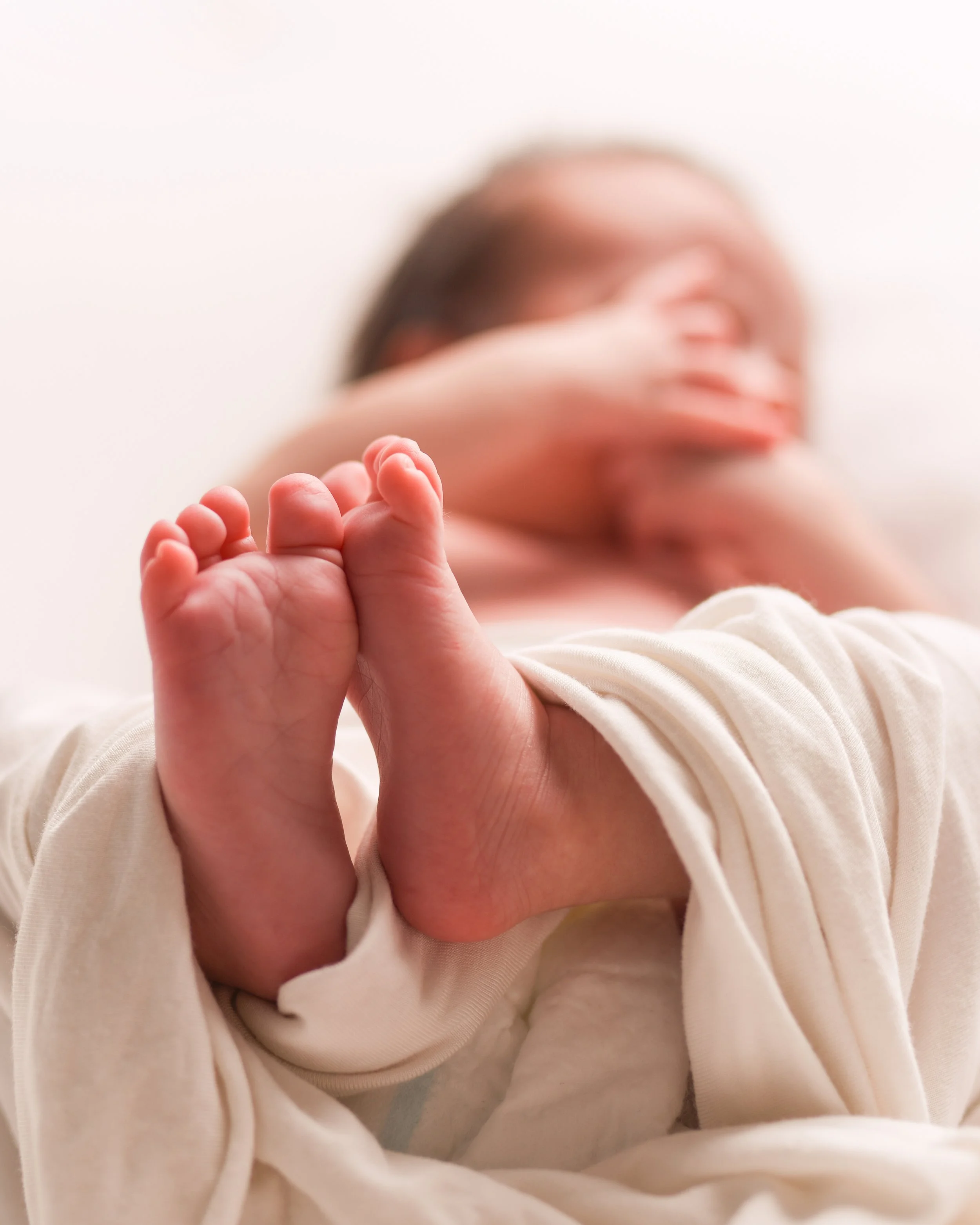Tiny toes, Capturing the details of a new baby. Oh the places they will go. 