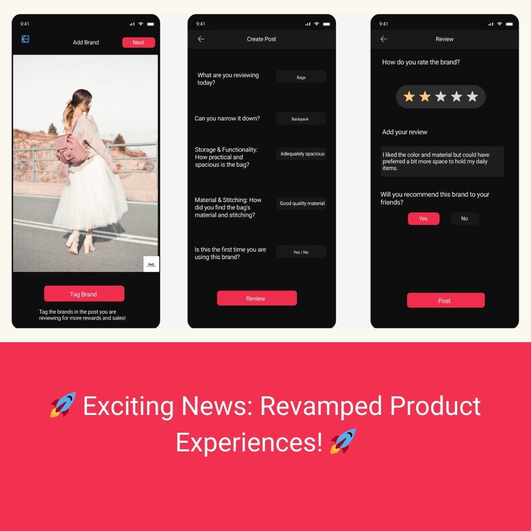 🛍️ Revolutionizing Product Reviews: Your Voice, Your Experience! 🛍️

We heard you, and we're making sharing your experiences on MyBranz easier than ever! Say goodbye to vague, one-sentence reviews. Say hello to a new era of tailored reviews that gu