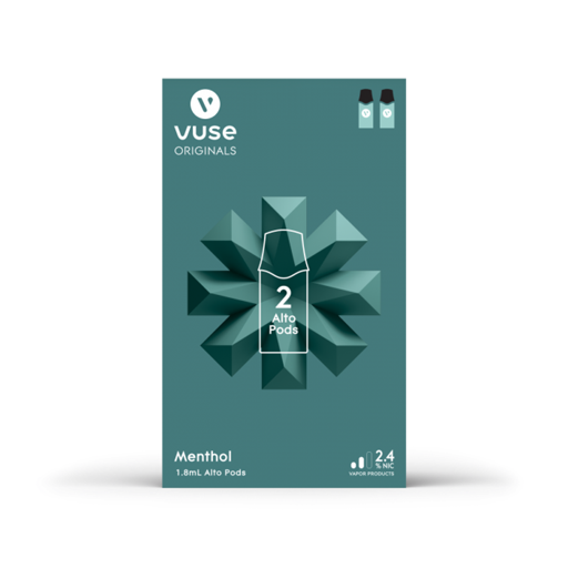 vuse 2 pack pods ALTO ORIGNIAL MENTHOL 2.4% — UF Corporation, Inc Big Puff Vapes FLAVOUR:Kiwi Pom Berry Ice Dark Cherry Epod 2