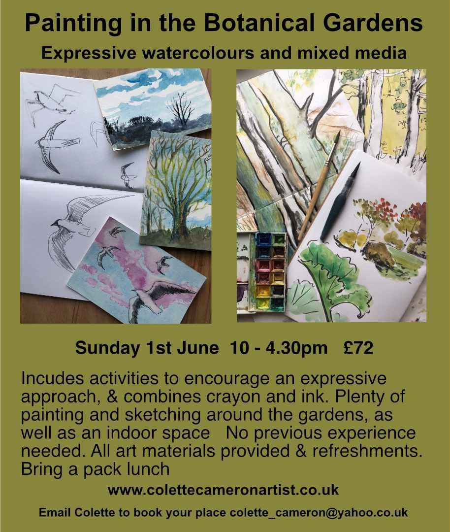Expressive Watercolours and Mixed Media Workshop