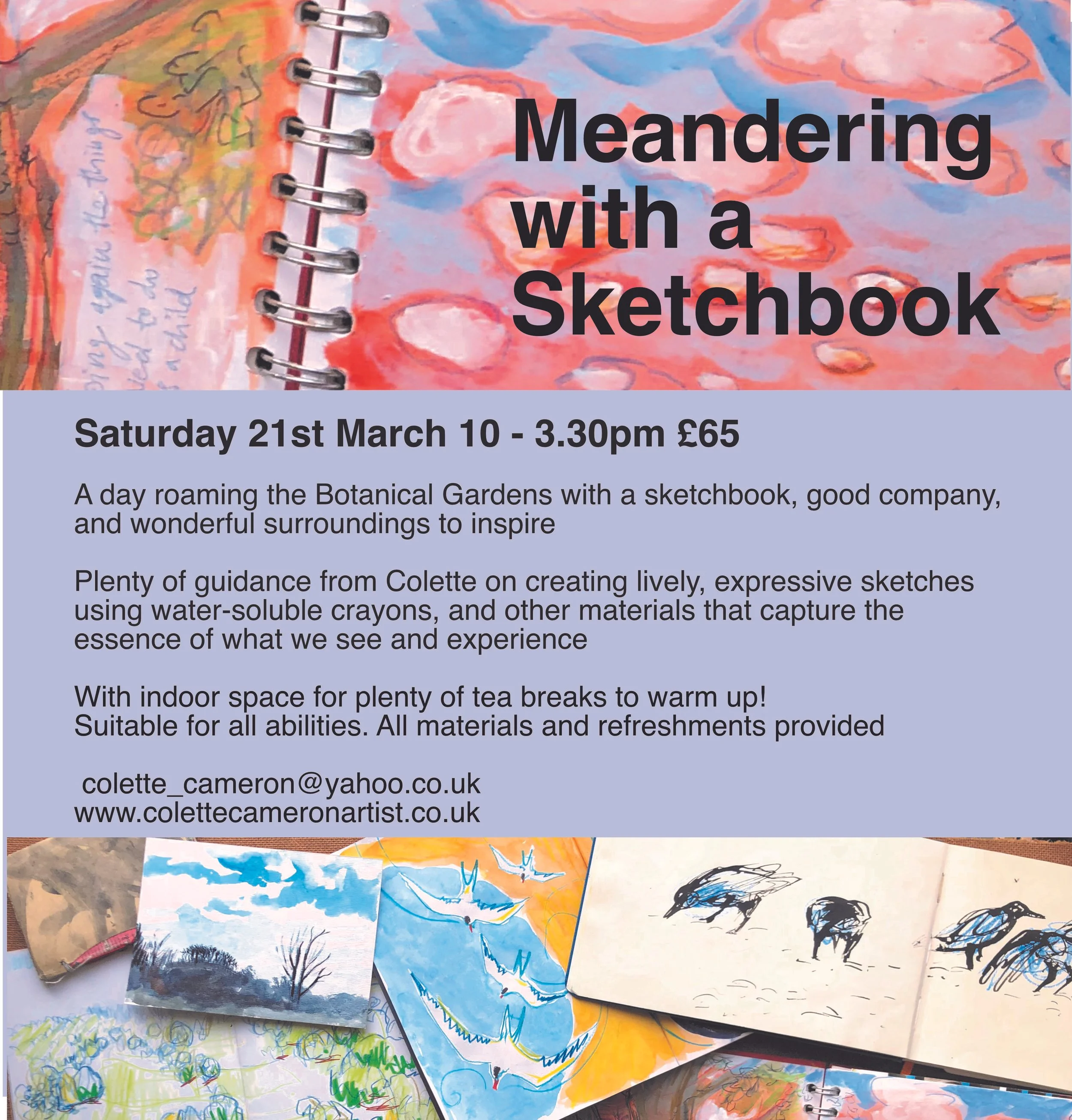 Meandering with a Sketchbook Workshop