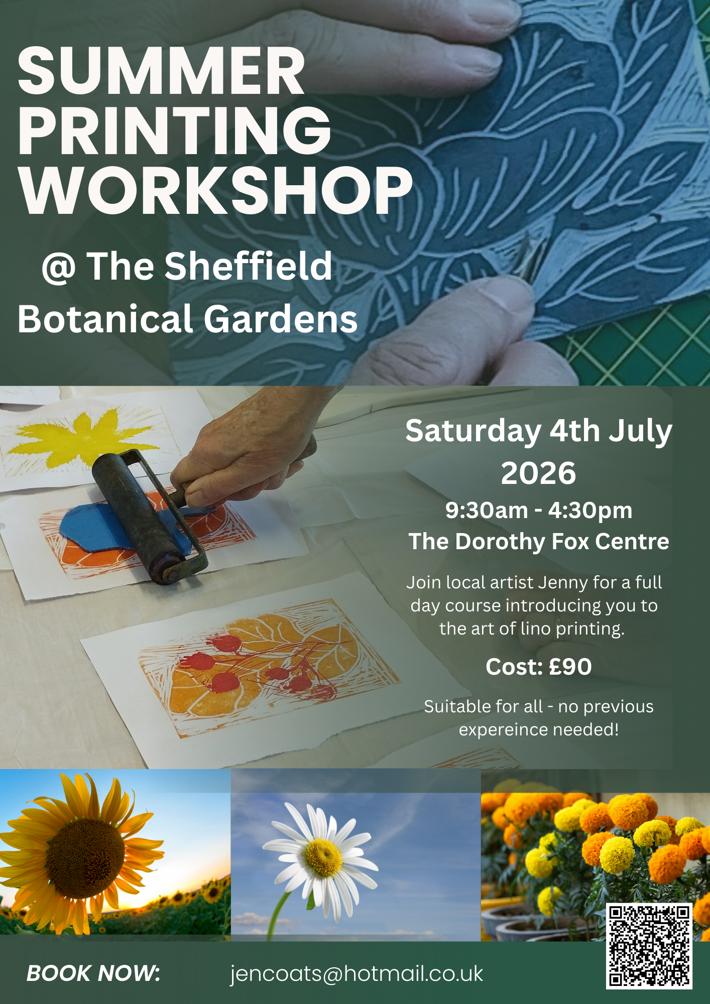 Botanical Printing Workshop With Jenny Coats 
