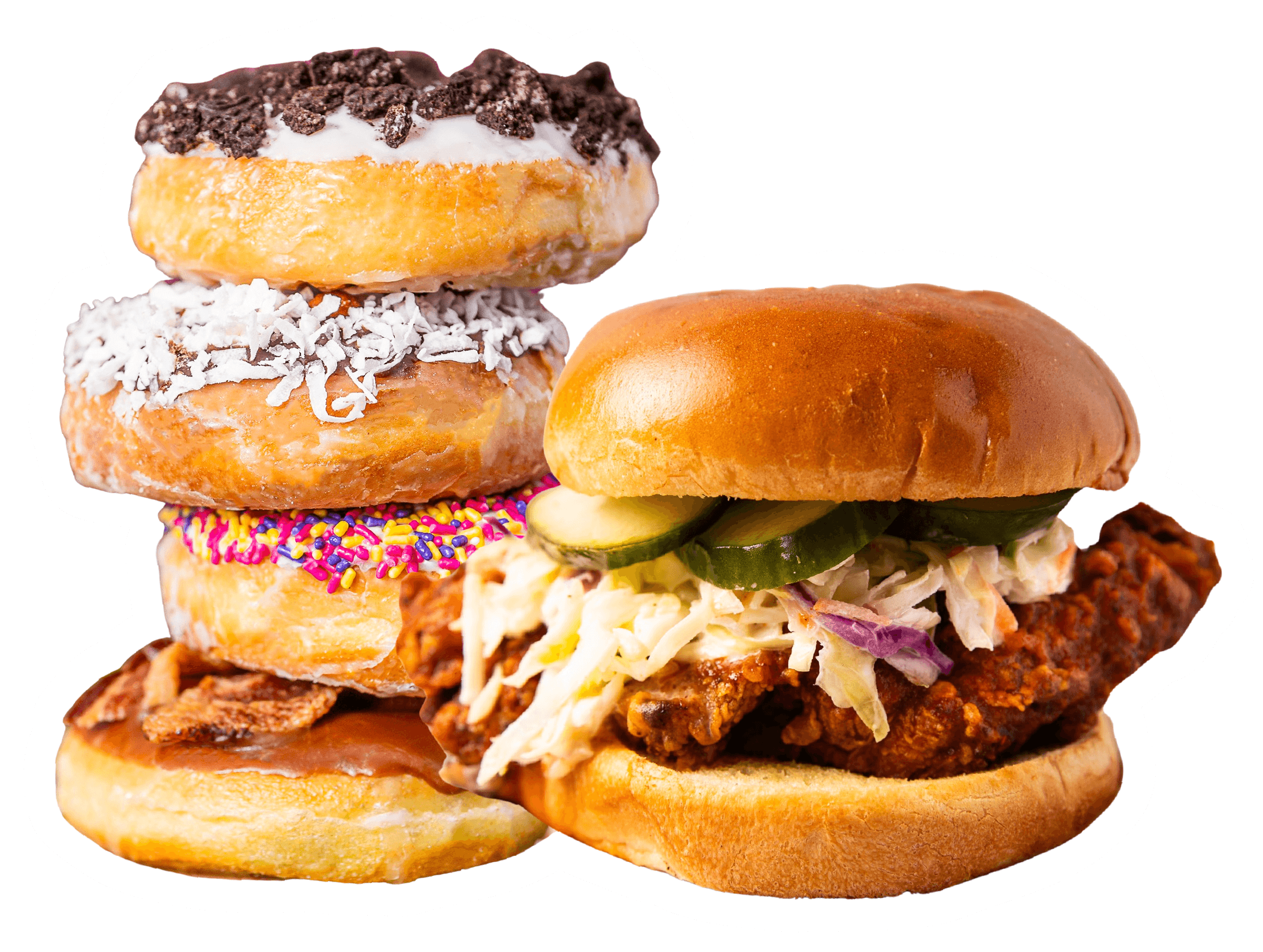 Dripp Donuts & Chicken Sandwich Image
