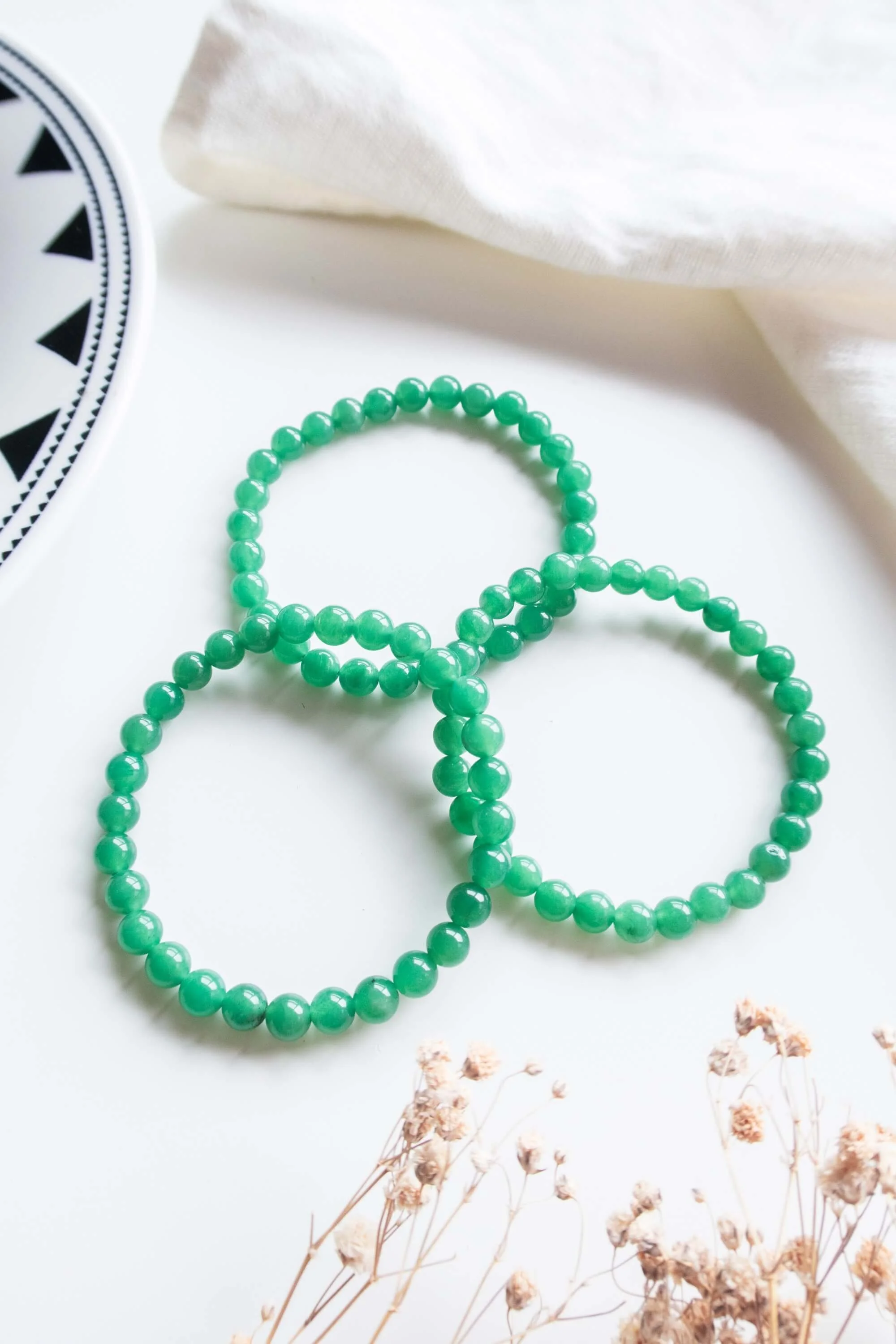 Bracciale in Avventurina Verde