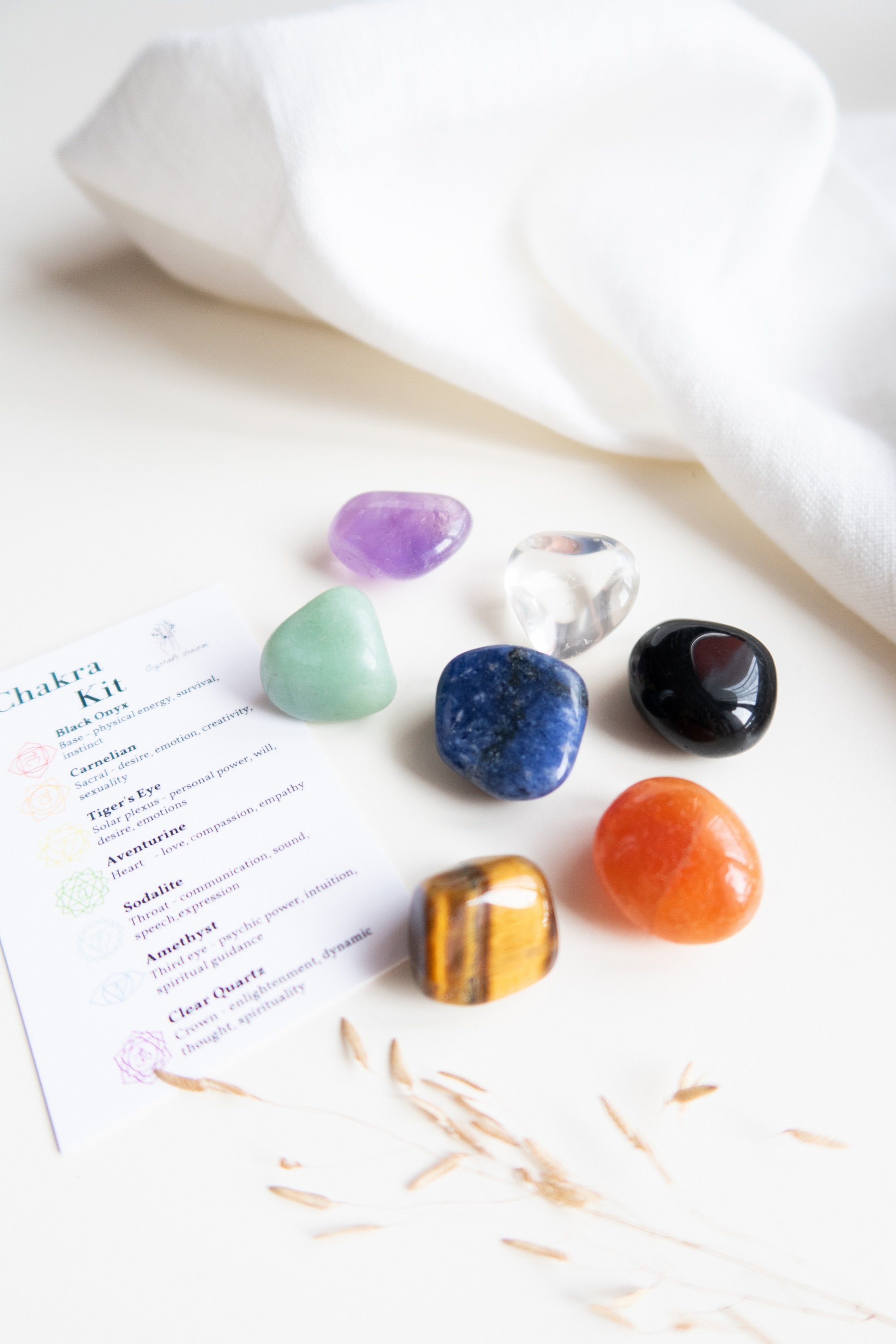 Kit di cristalli dei 7 Chakra