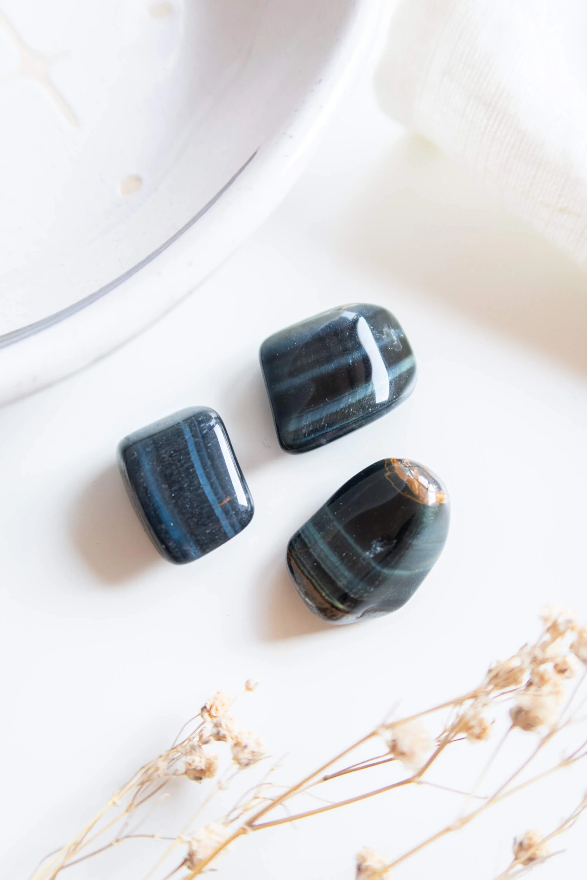 Pietra burattata di Occhio di Falco