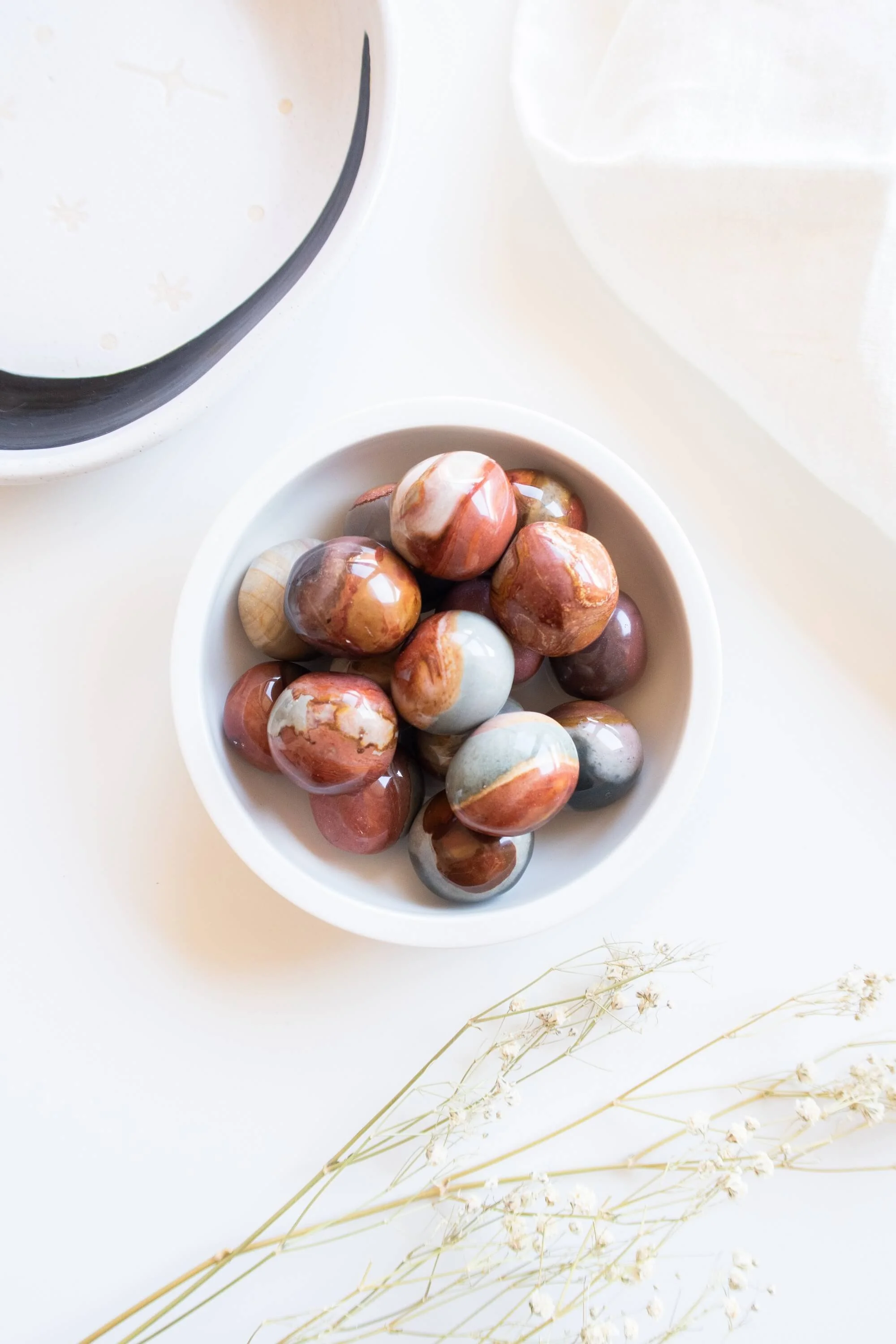 Calibri Di Tappi In Pietra Concava - Tappi In Pietra Di Diaspro