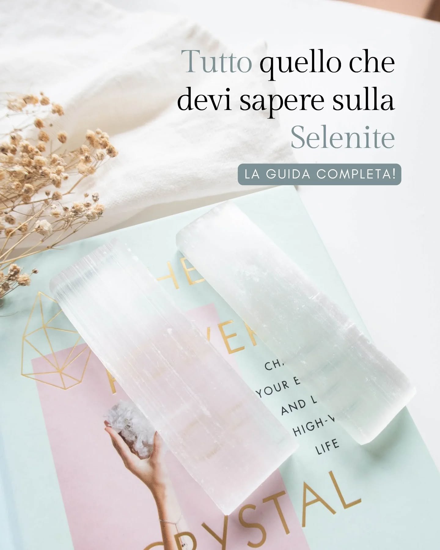 La Selenite &egrave; un cristallo splendido con propriet&agrave; energetiche potentissime ✨️

&Egrave; una guida delicata che ti aiuta a fare chiarezza e a riallinearti con la parte pi&ugrave; spirituale di te stess*.

In questo post ti raccontoo tut