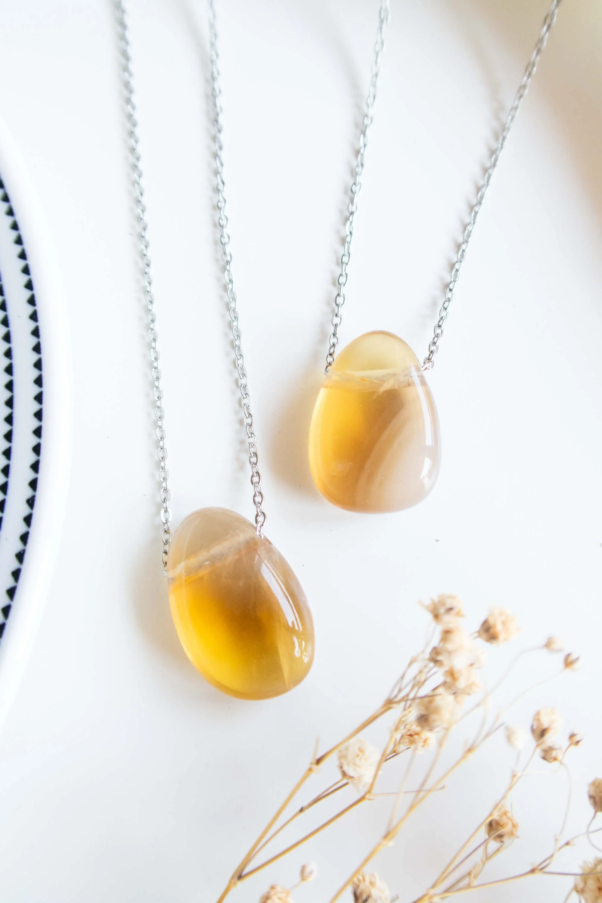 Collana in Fluorite Gialla