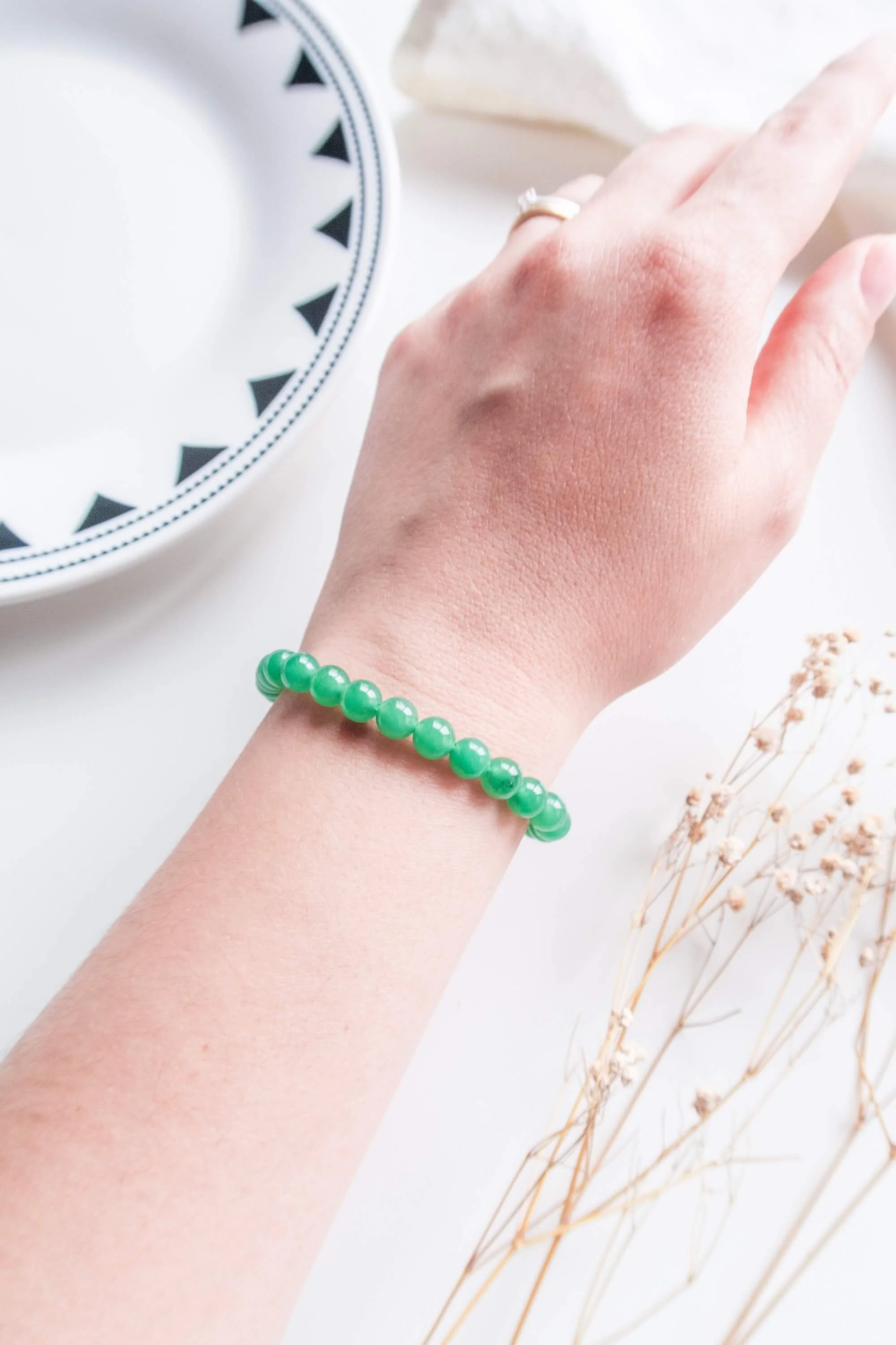 Bracciale in Avventurina Verde