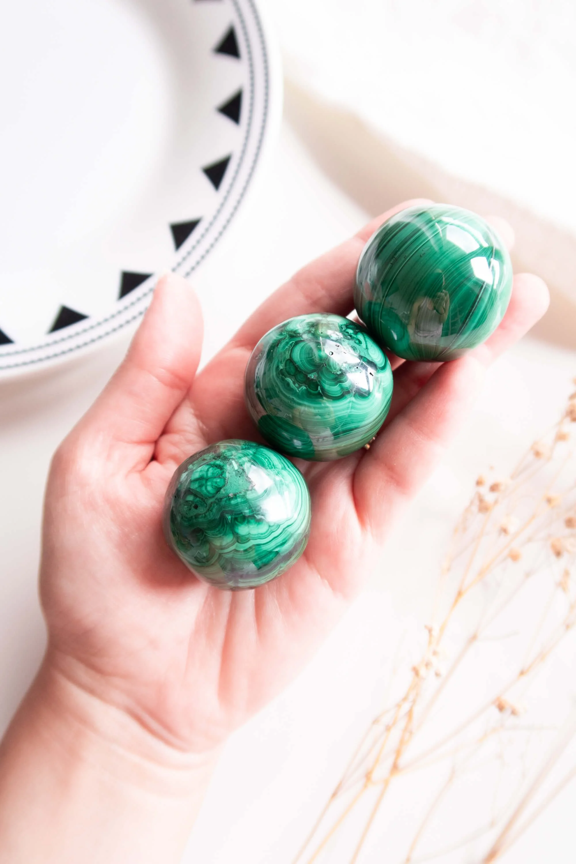 Sfera di Malachite