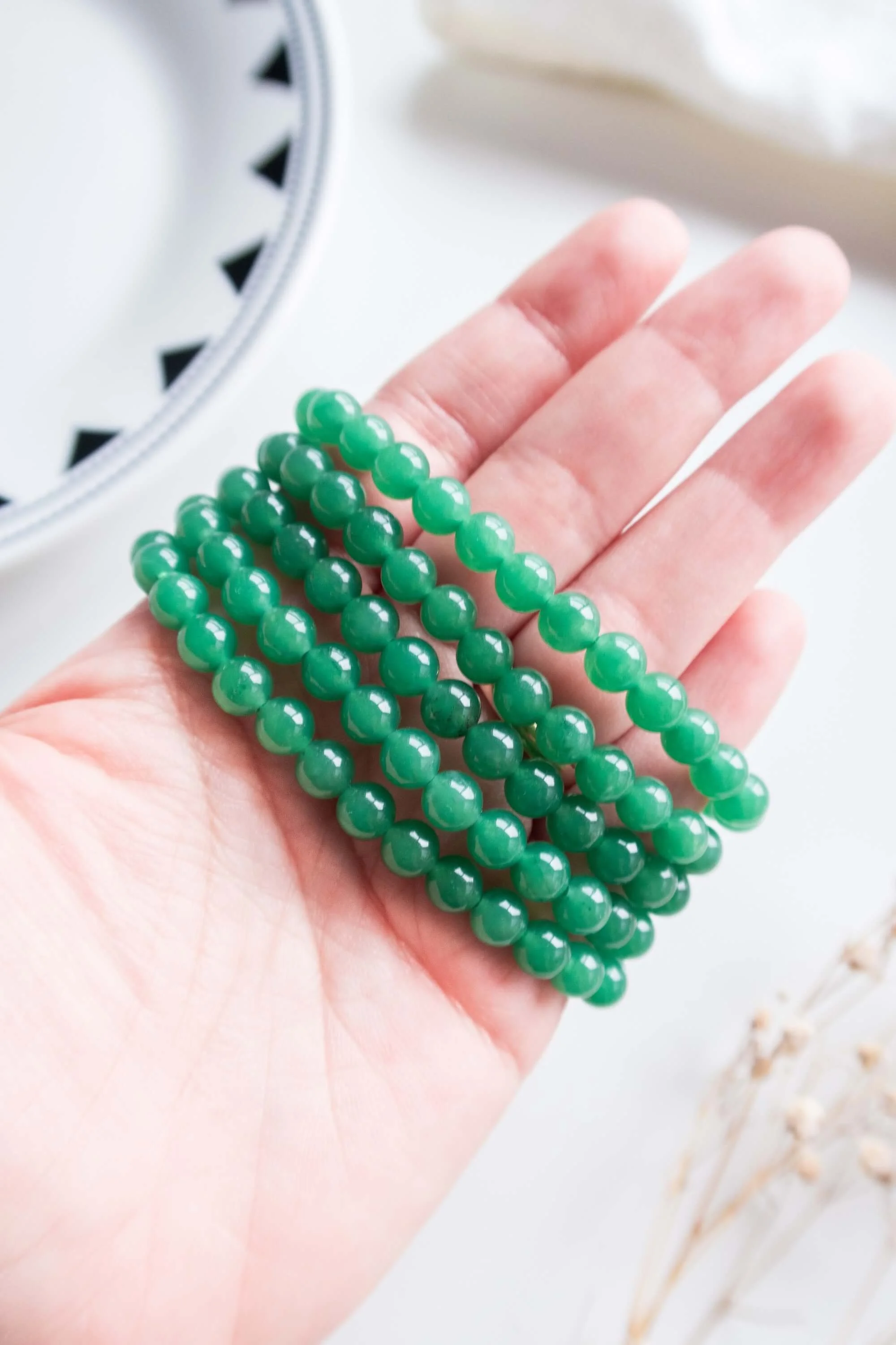 Bracciale in Avventurina Verde