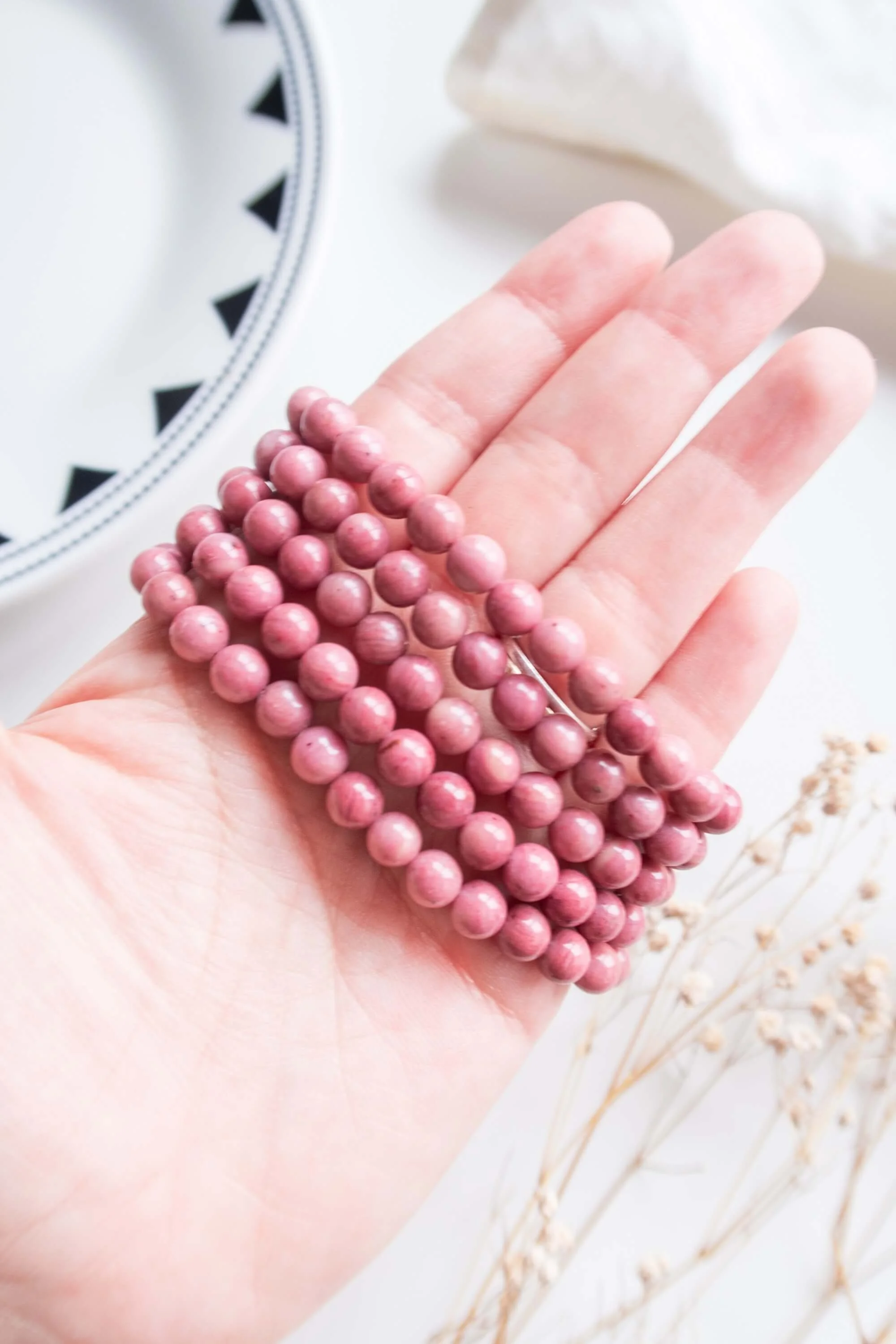 Bracciale in Rodonite