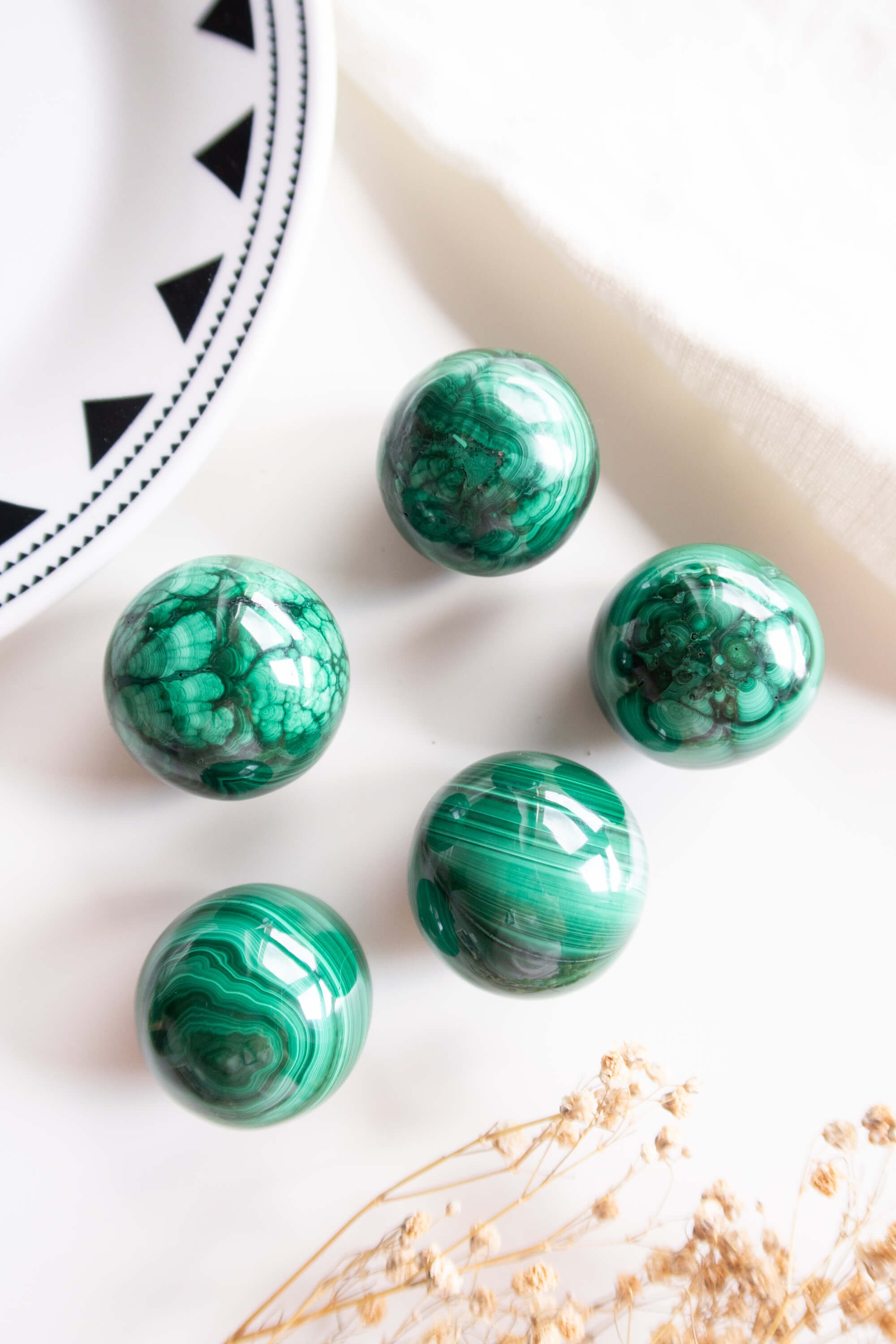 Sfera di Malachite