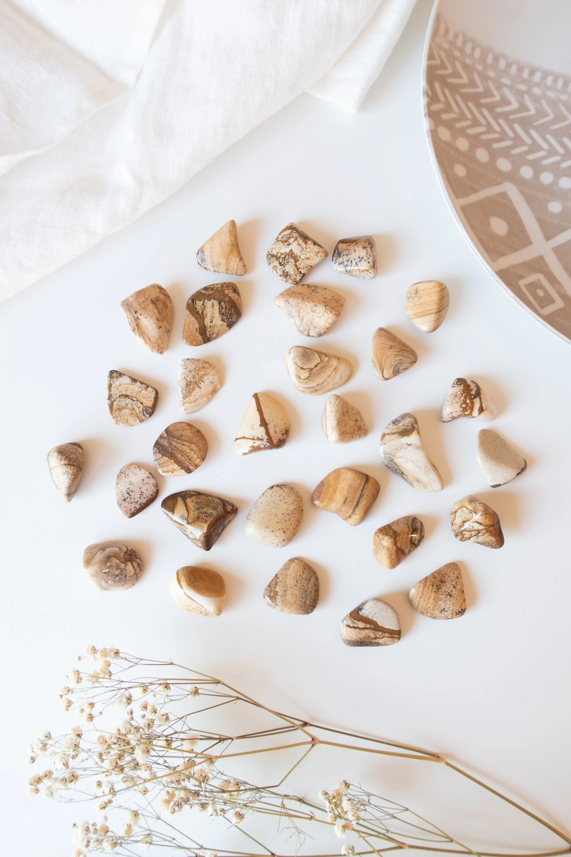 Pietra burattata di Diaspro Paesaggio