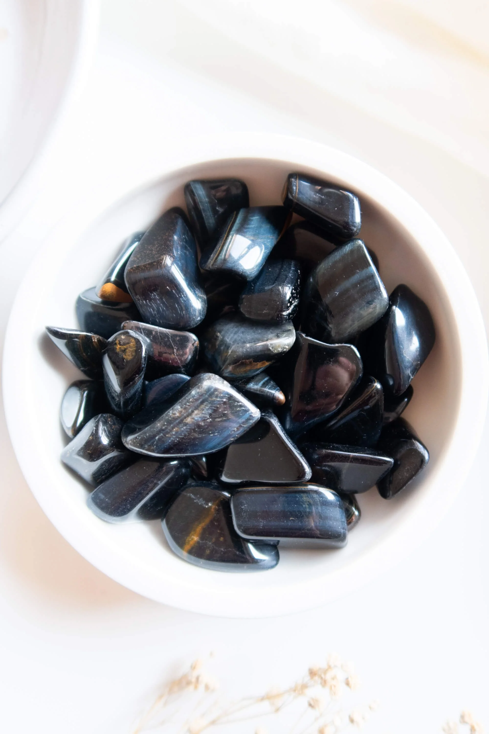 Pietra burattata di Occhio di Falco