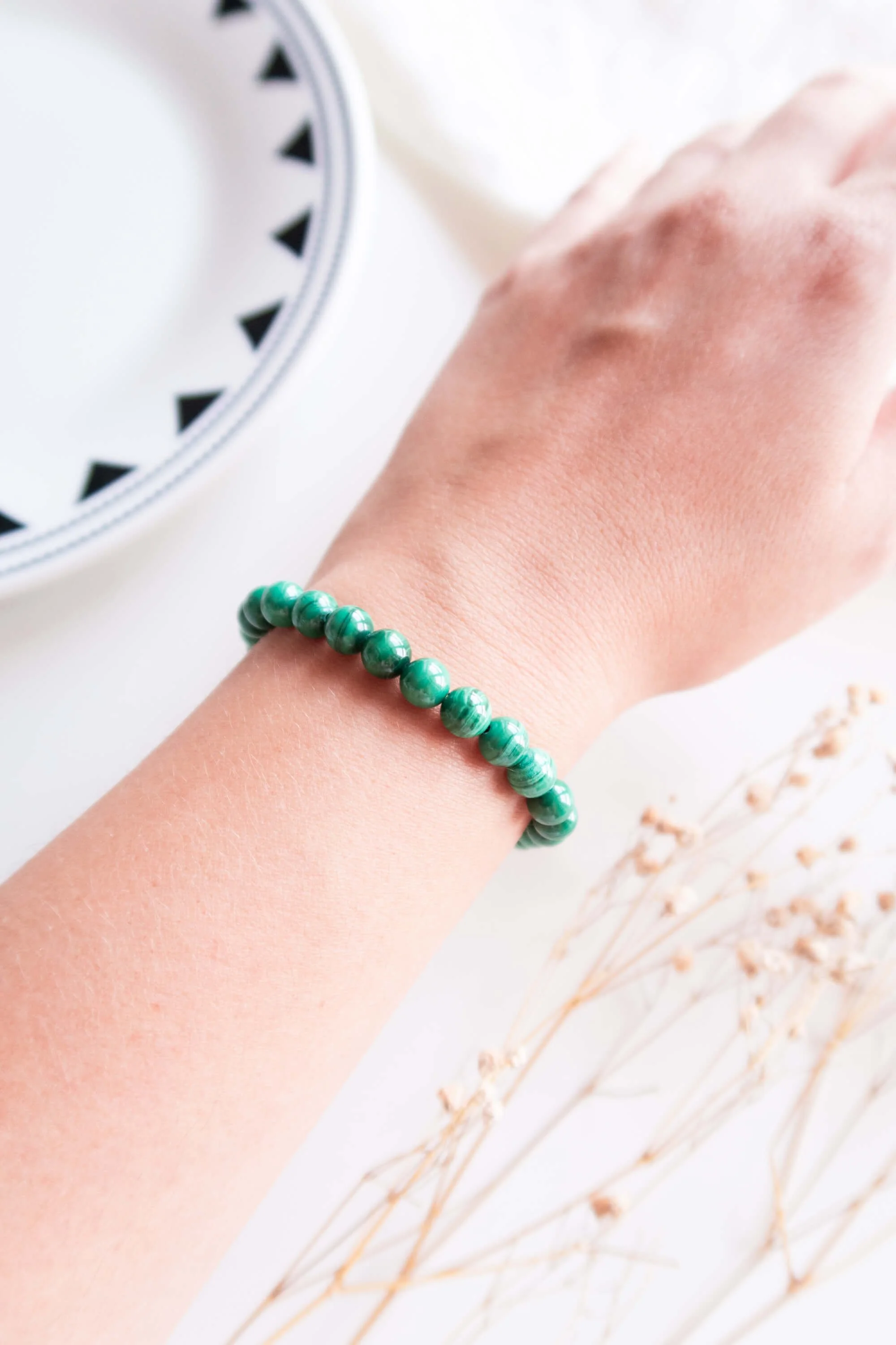 Bracciale in Malachite