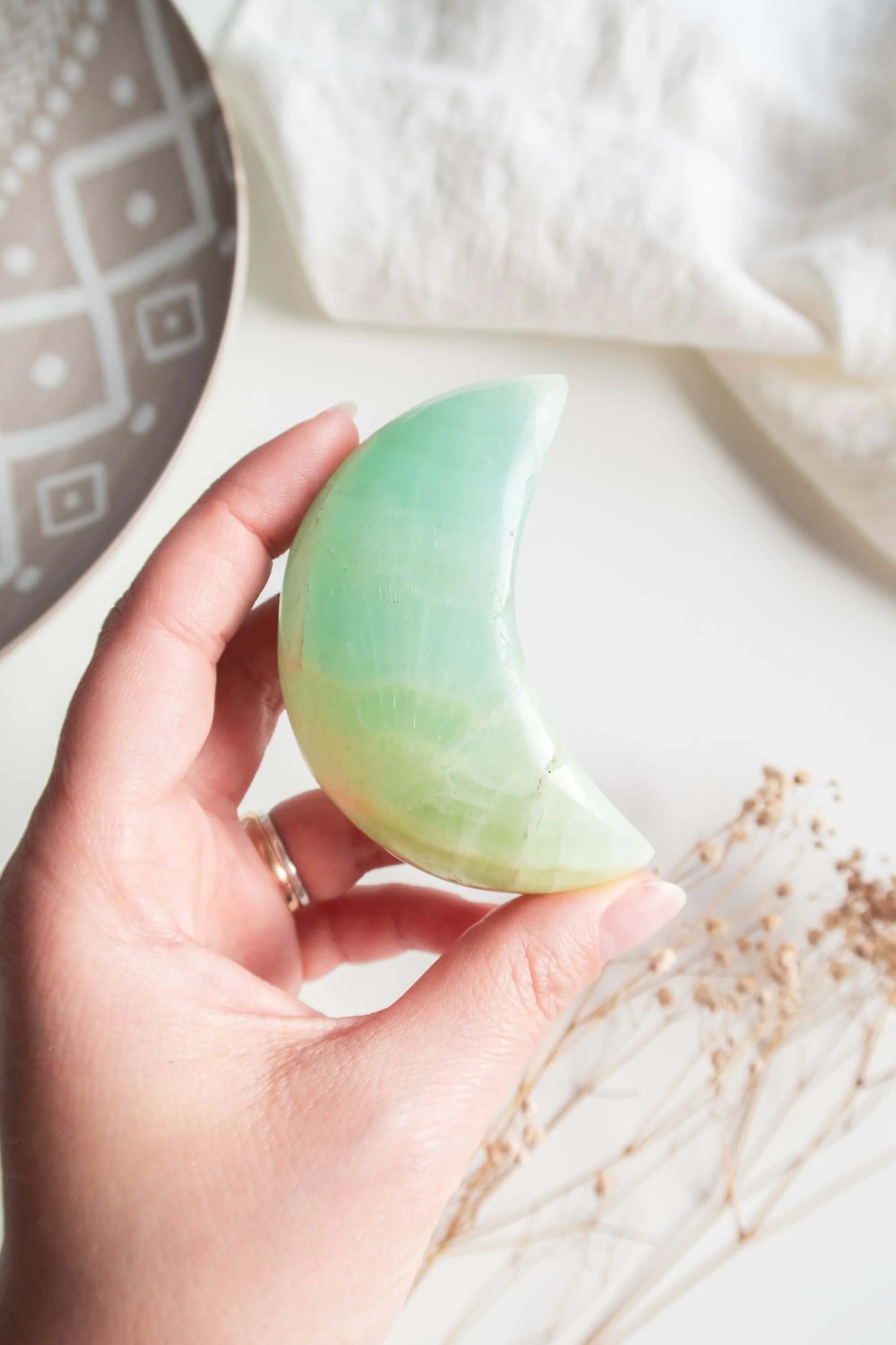Luna di Calcite Pistacchio