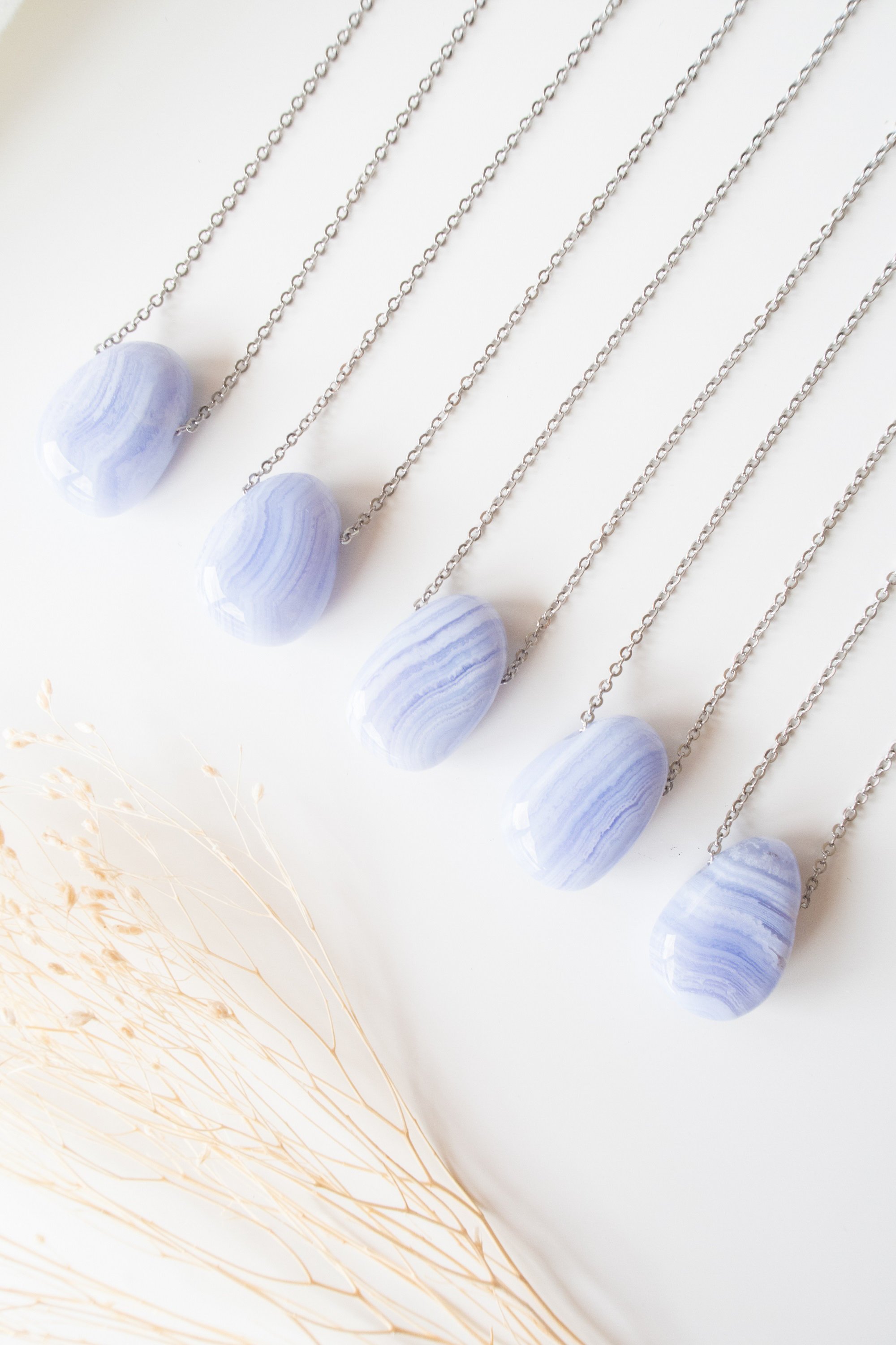 Collana in Agata dal Pizzo Blu