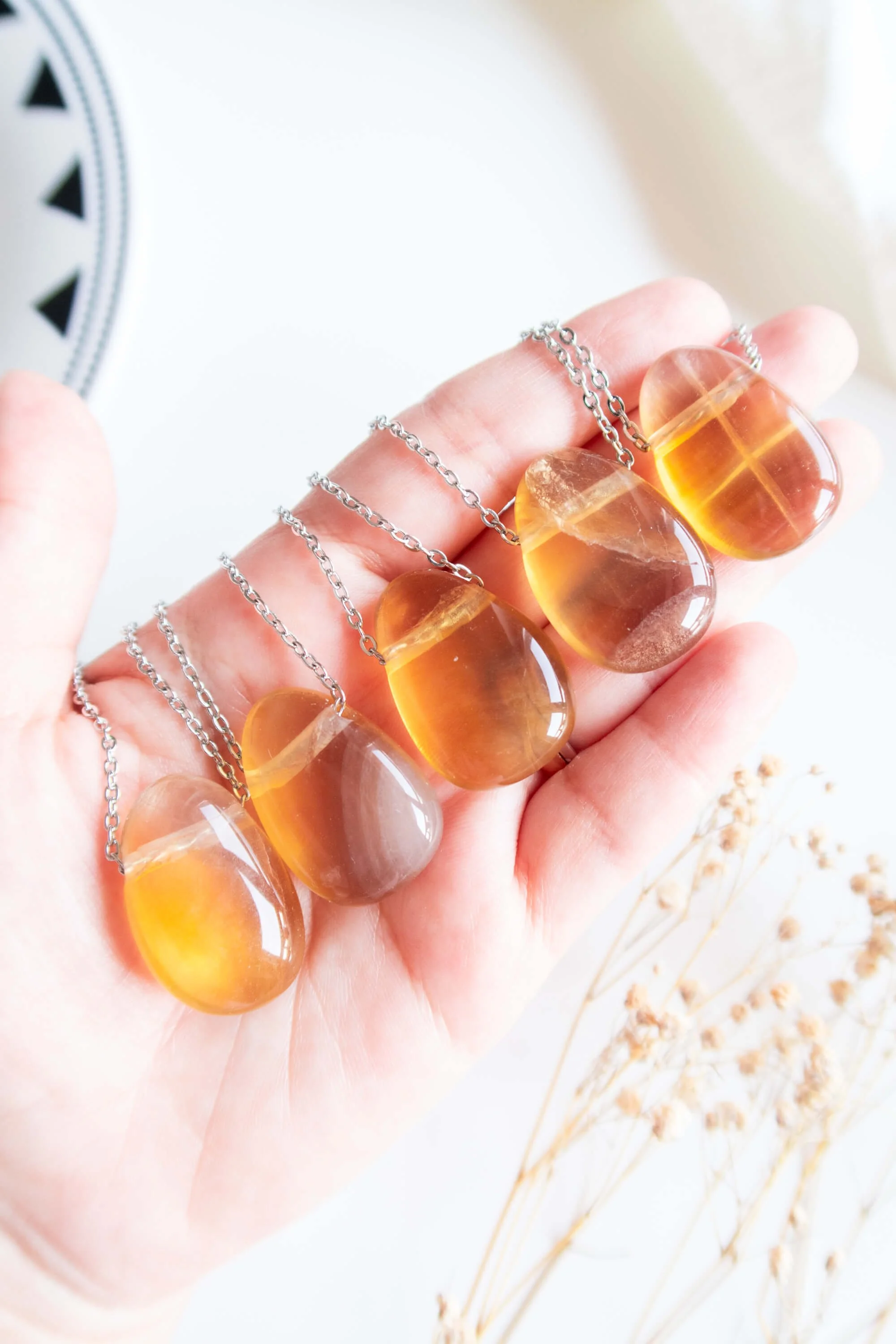 Collana in Fluorite Gialla