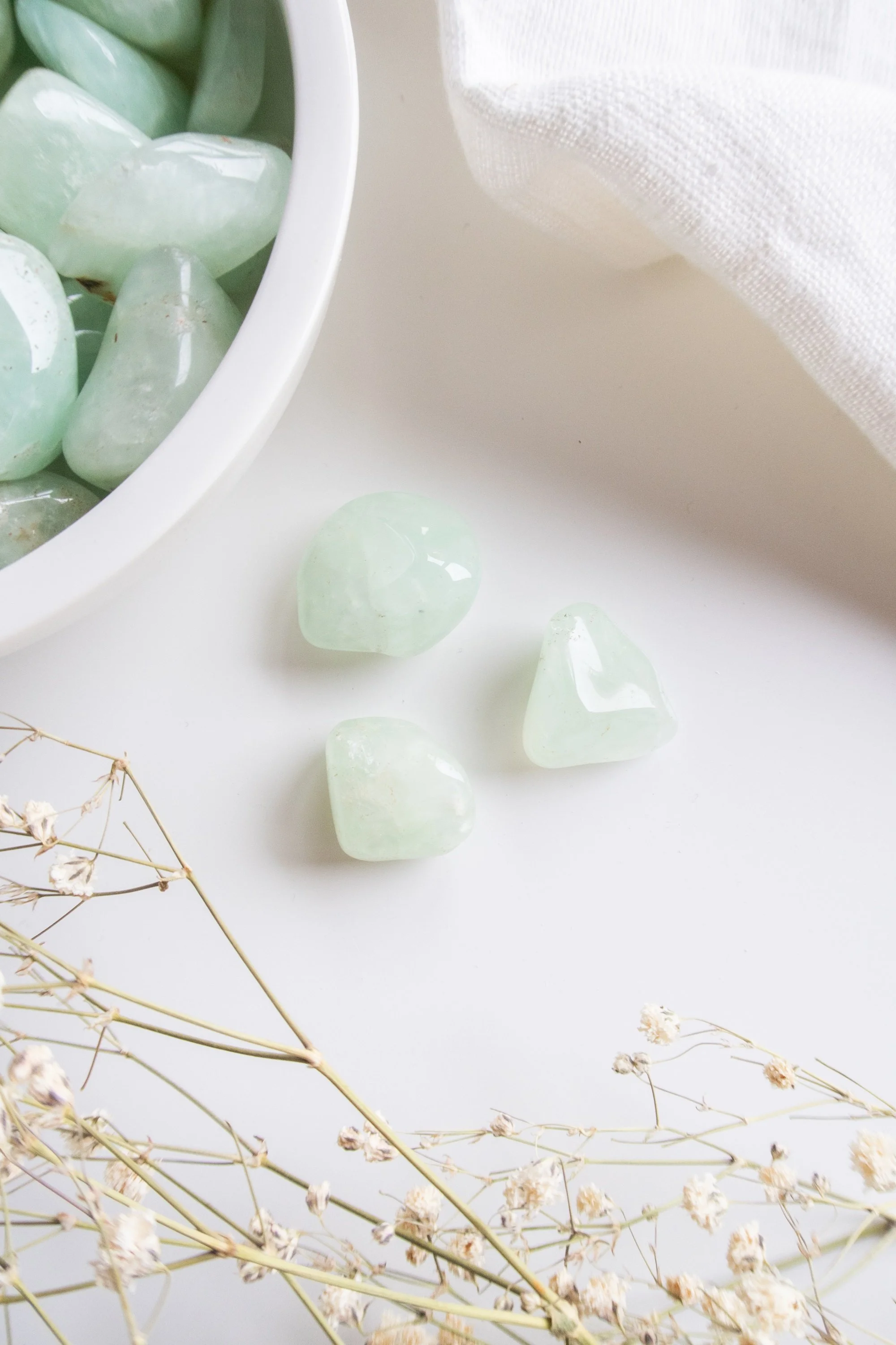 Pietra burattata di Prehnite