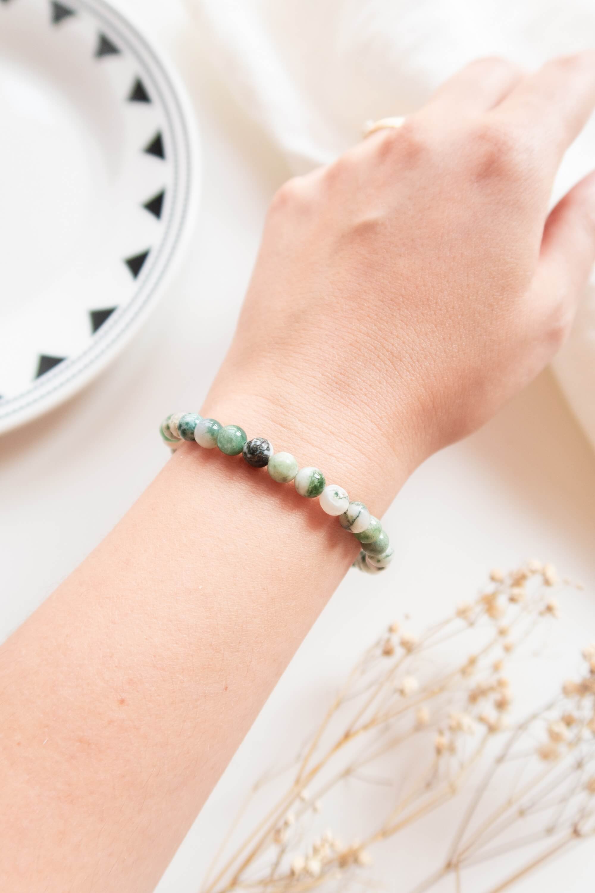 Bracciale in Agata Albero